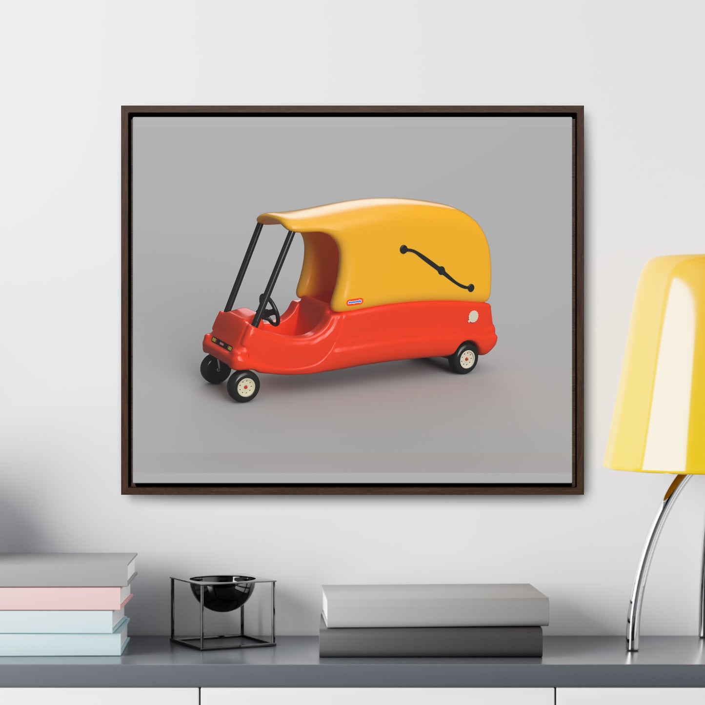 Cozy Hearse Framed Canvas Gallery Wrap