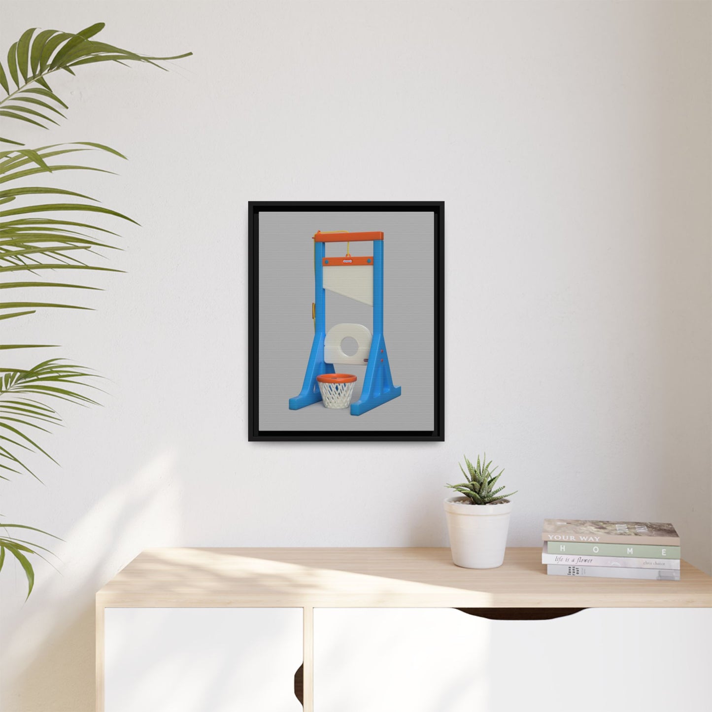 Guillotine Framed Canvas Gallery Wrap