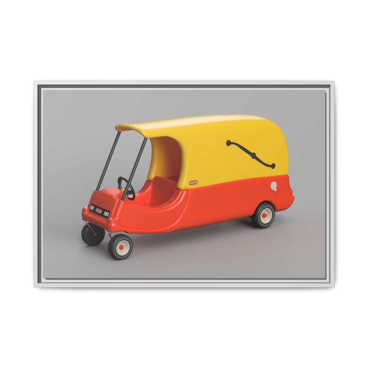 Cozy Hearse Framed Canvas Gallery Wrap