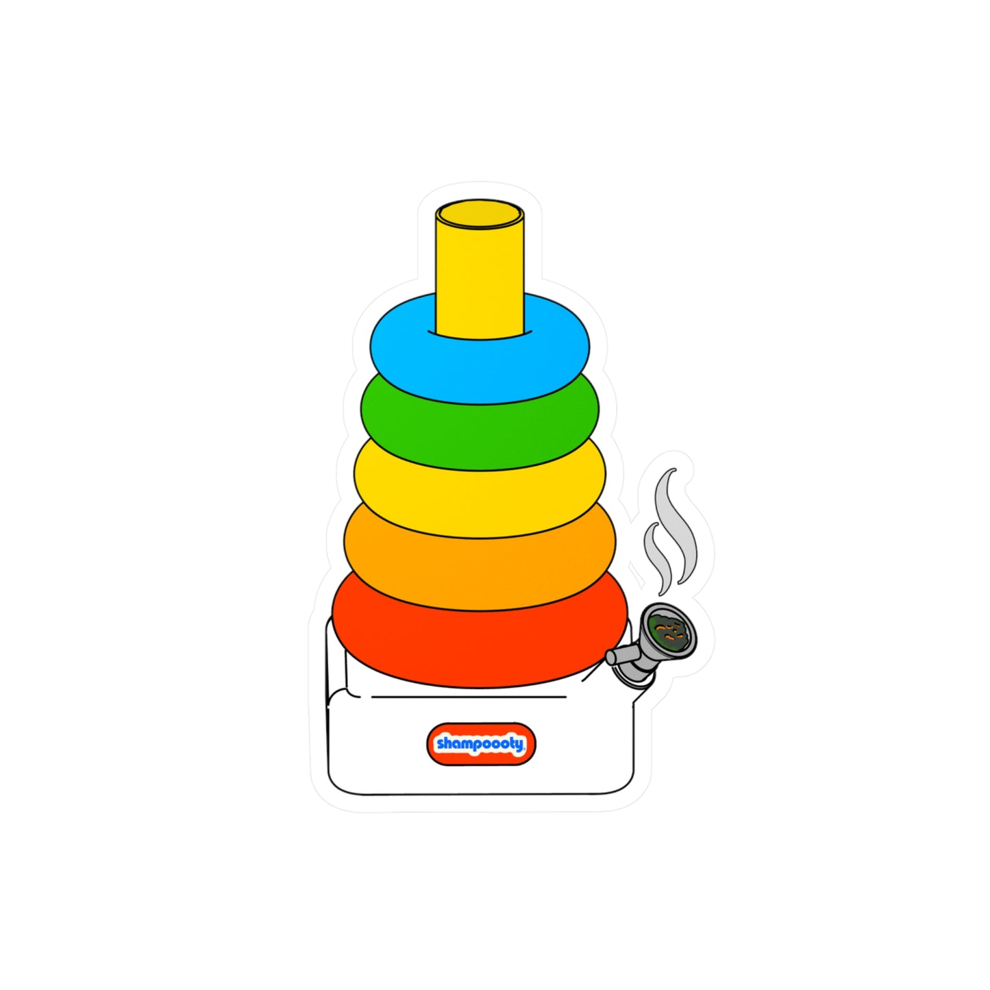 Happy Bubbler Vinyl Sticker