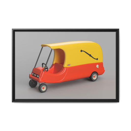 Cozy Hearse Framed Canvas Gallery Wrap