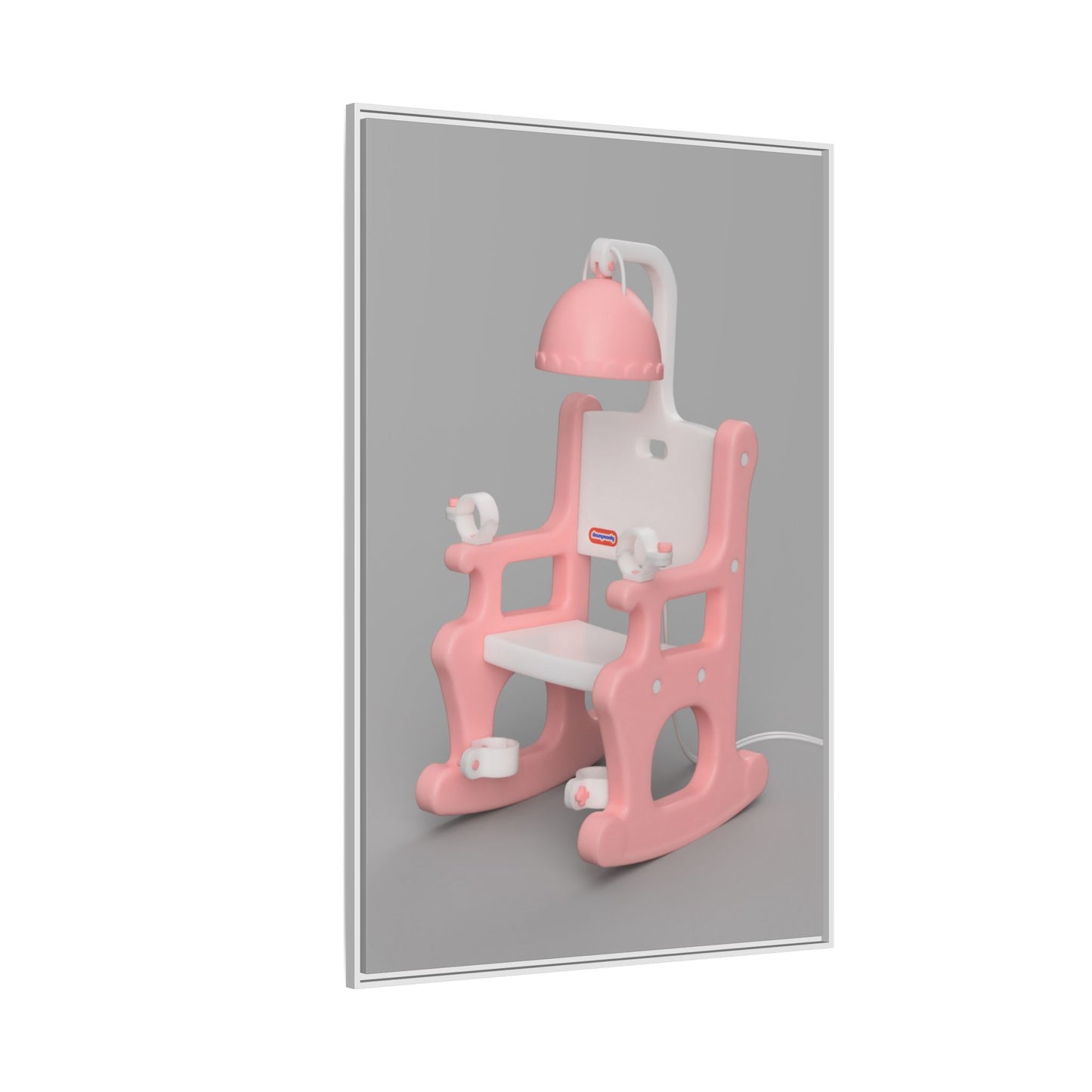 Electric Chair Framed Canvas Gallery Wrap