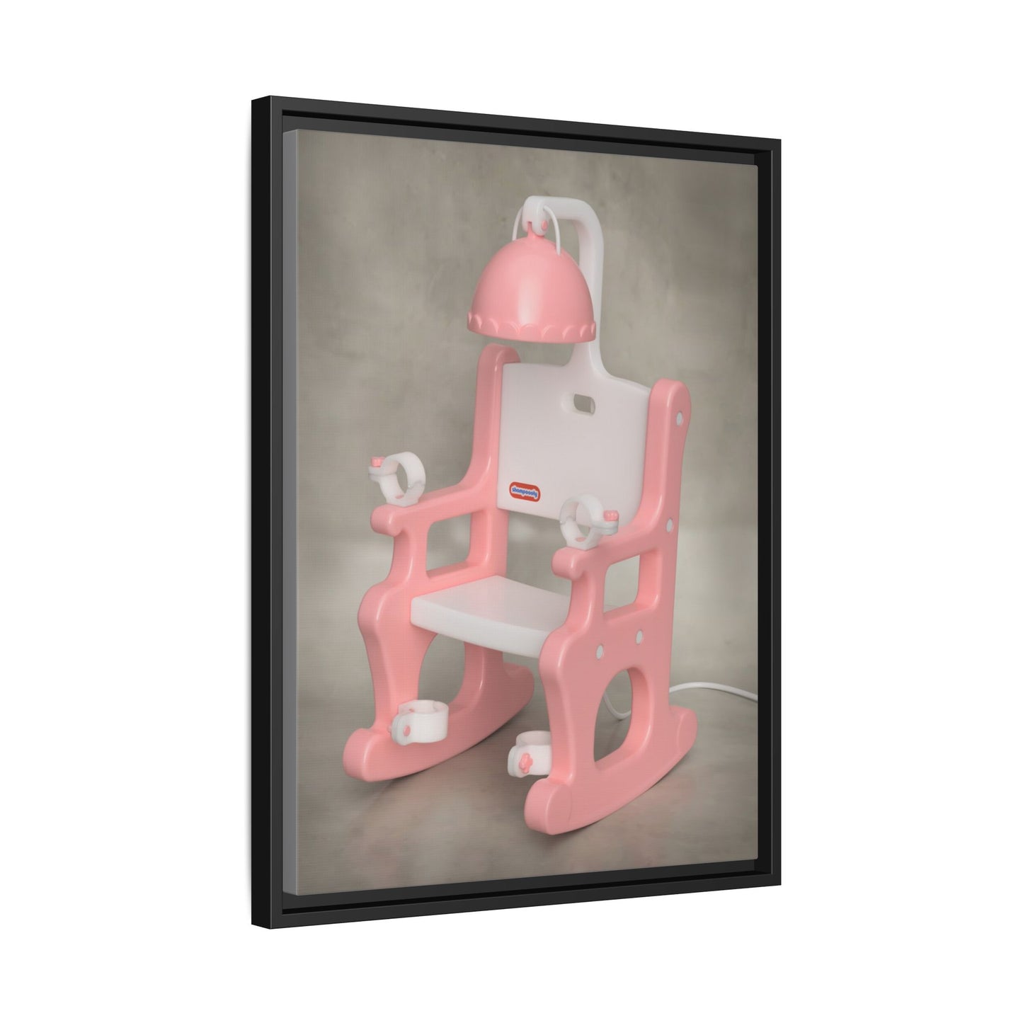 Electric Chair Framed Canvas Gallery Wrap