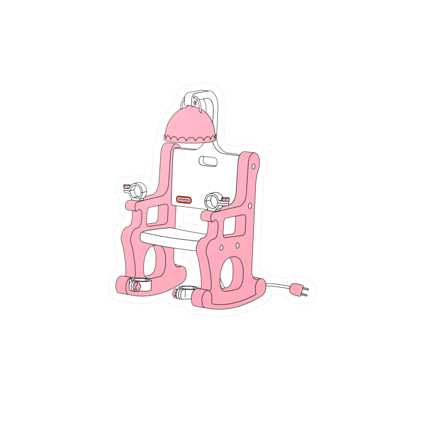 Electric Chair Vinyl Sticker