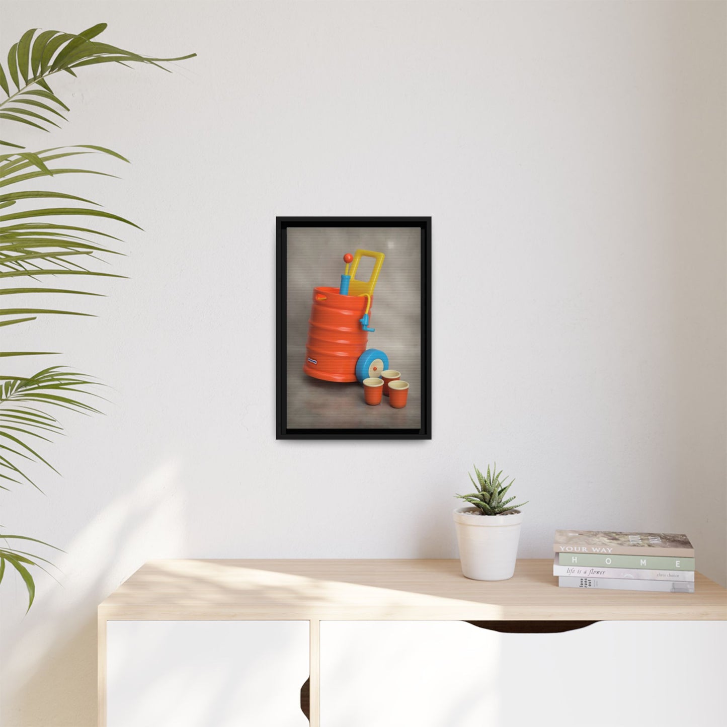 Keg Framed Canvas Gallery Wrap