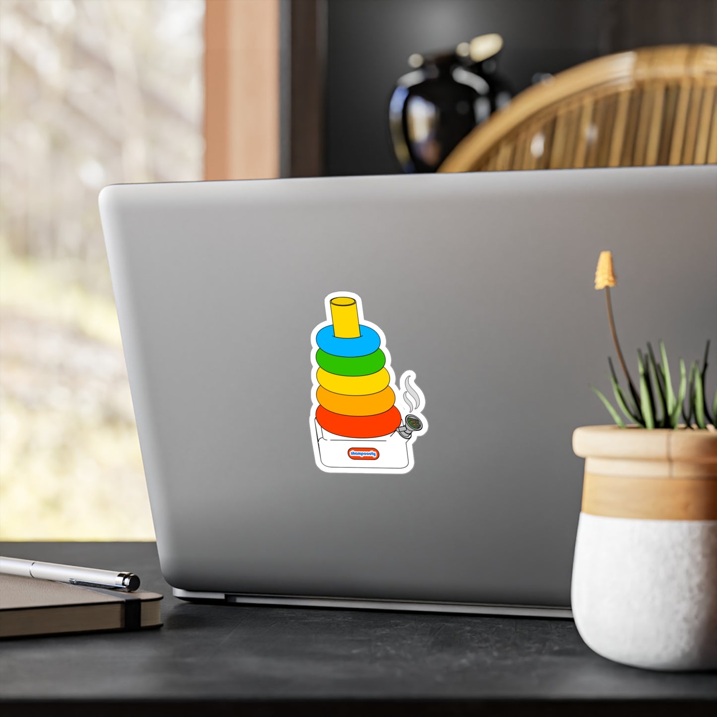 Happy Bubbler Vinyl Sticker