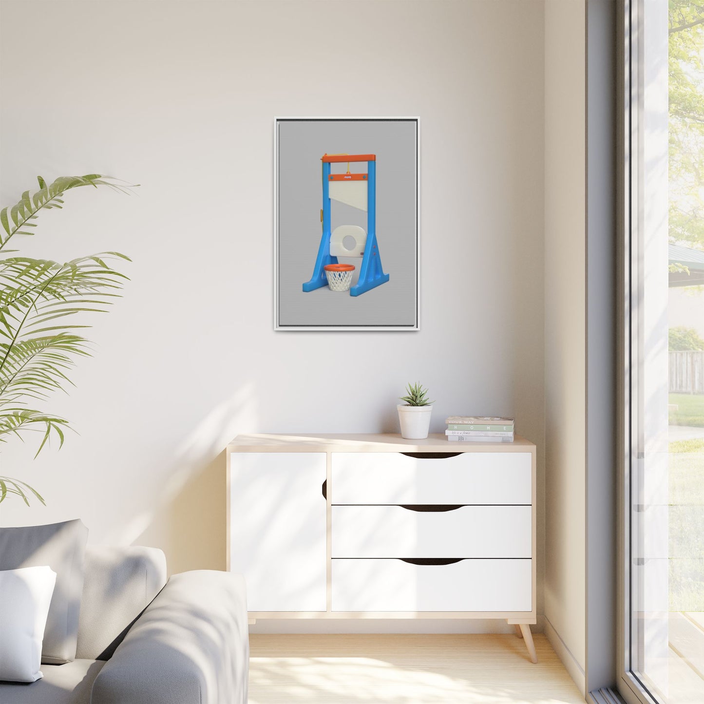Guillotine Framed Canvas Gallery Wrap