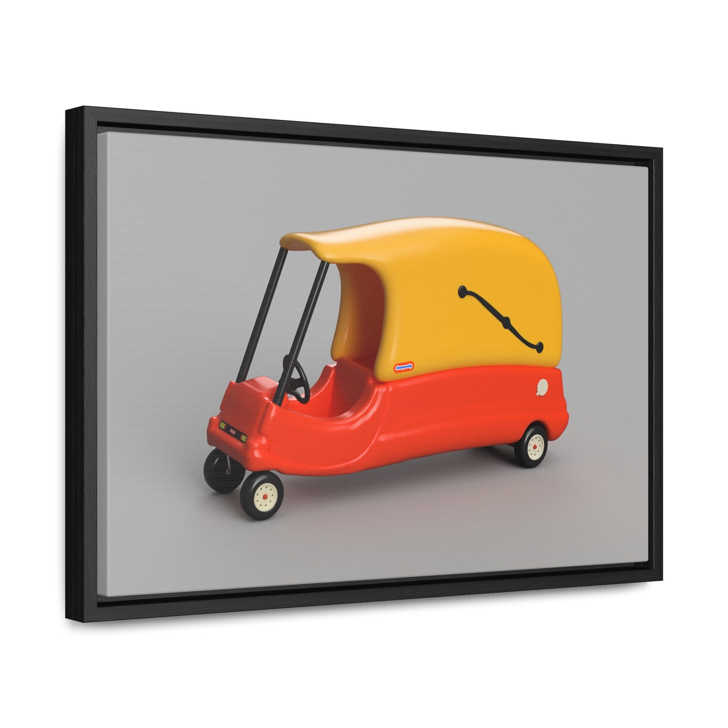 Cozy Hearse Framed Canvas Gallery Wrap