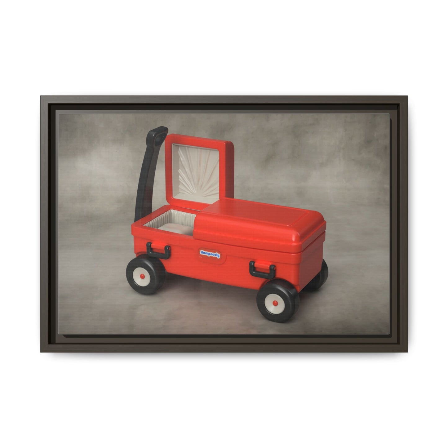 Casket Wagon Framed Canvas Gallery Wrap