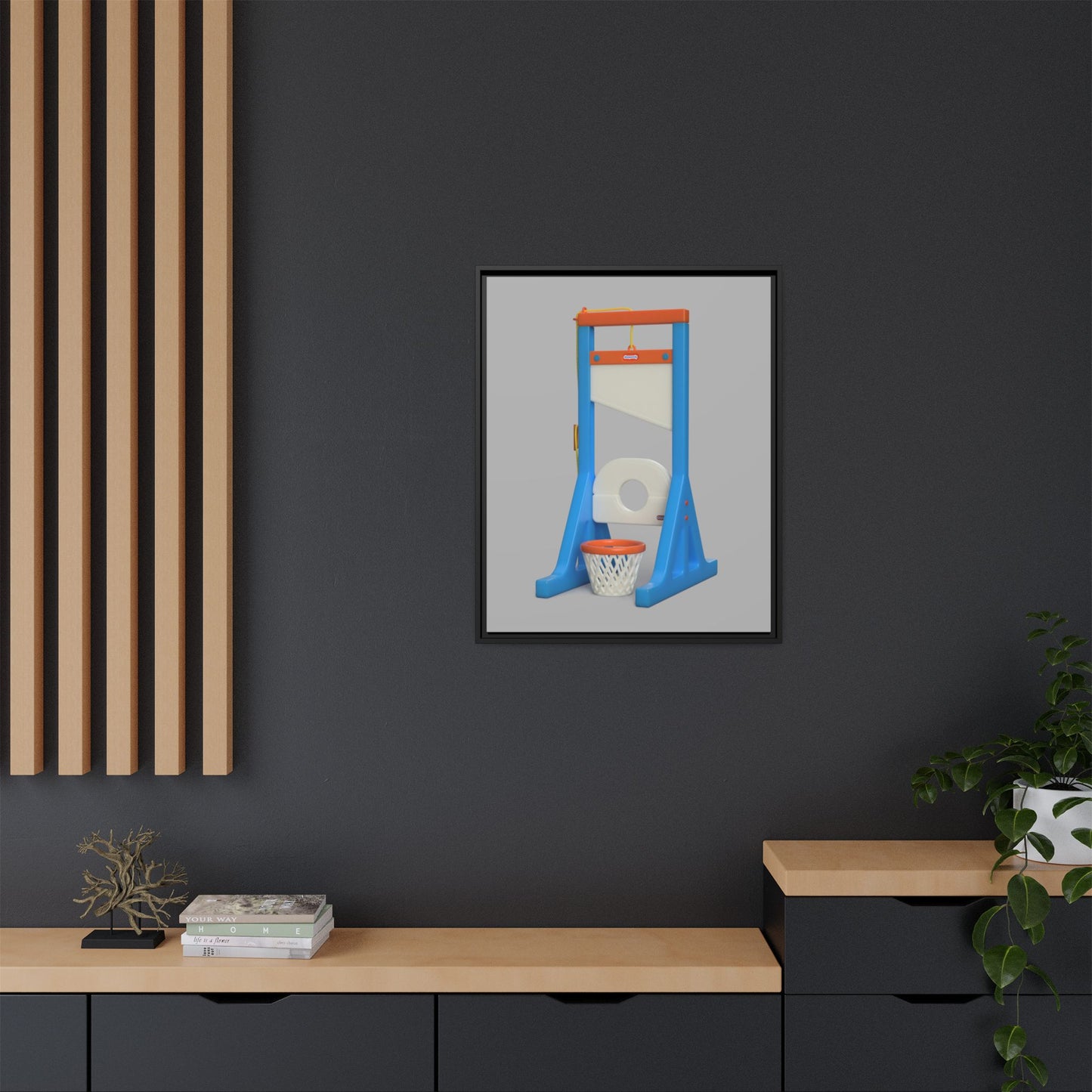 Guillotine Framed Canvas Gallery Wrap