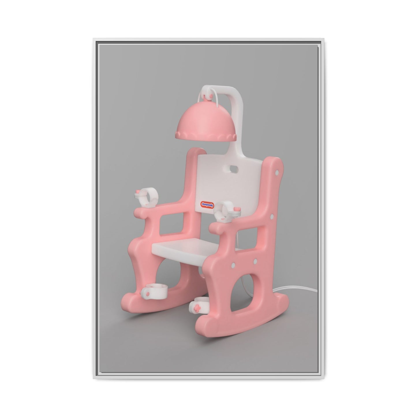 Electric Chair Framed Canvas Gallery Wrap