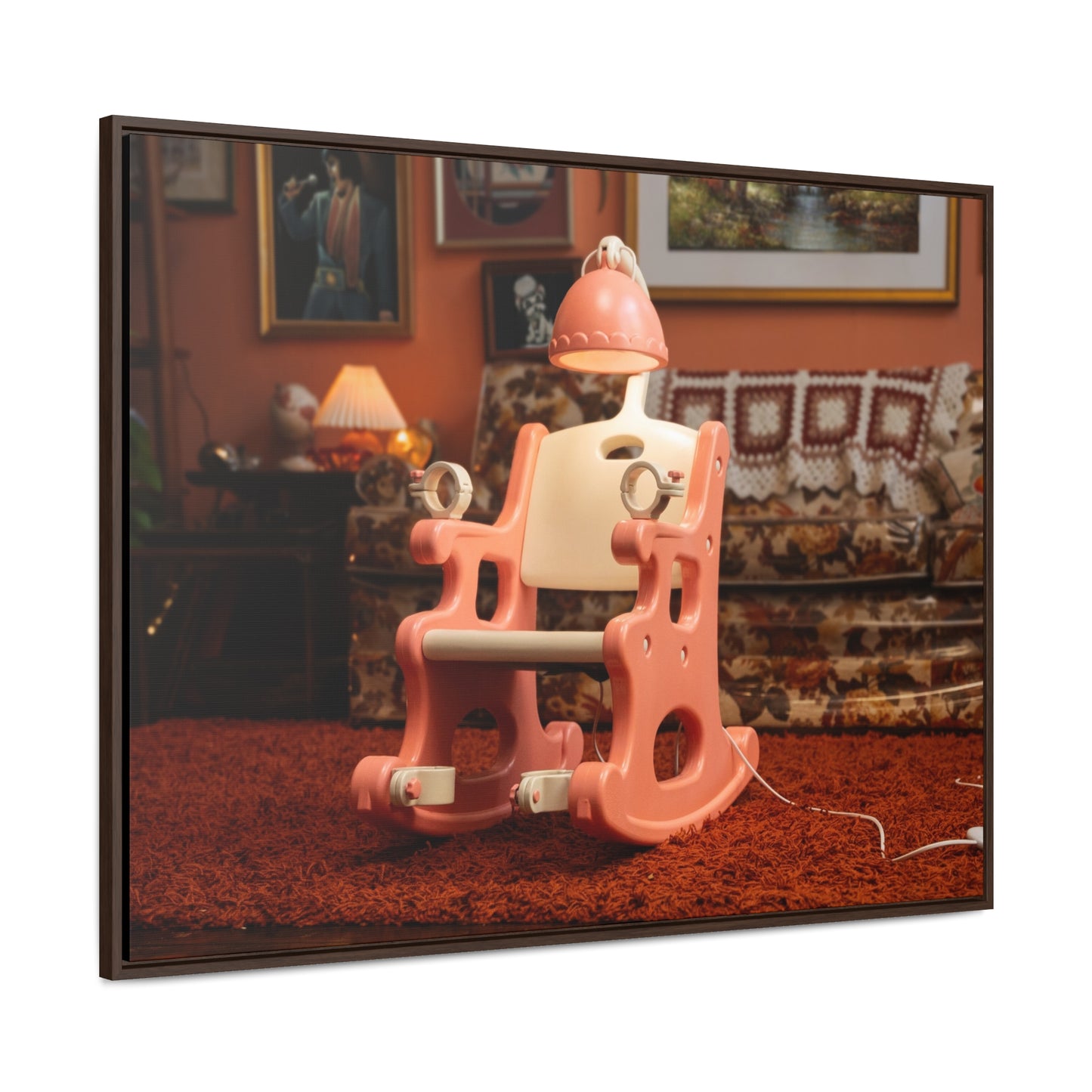 Electric Chair (Real) Framed Canvas Gallery Wrap