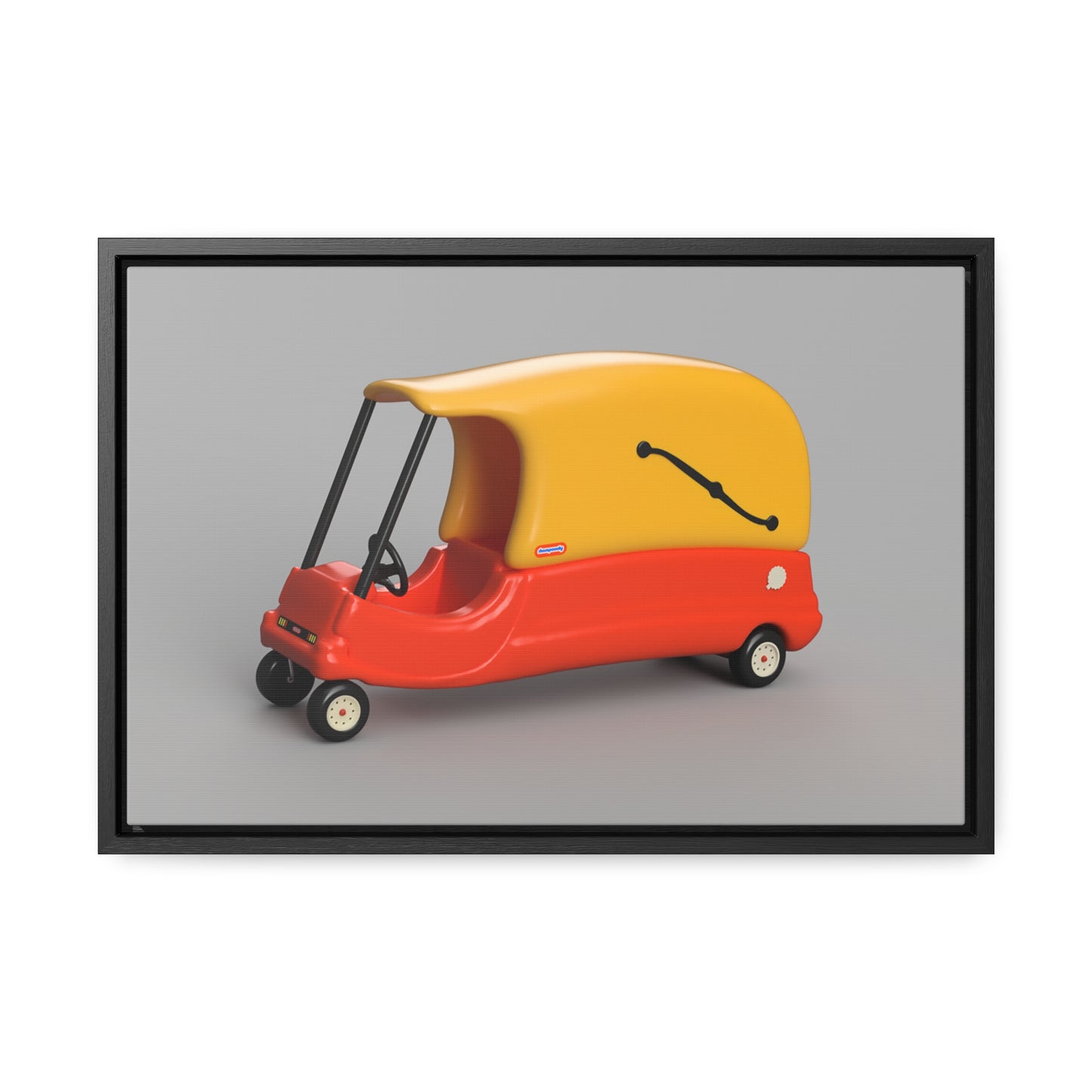 Cozy Hearse Framed Canvas Gallery Wrap