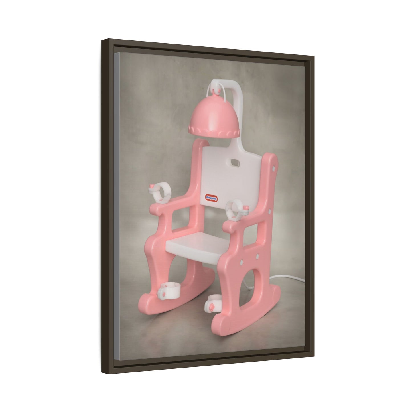 Electric Chair Framed Canvas Gallery Wrap
