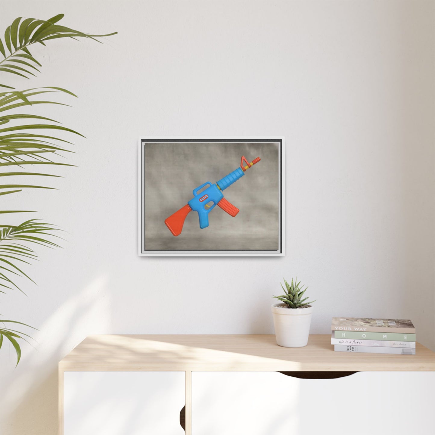 AR-15 Framed Canvas Gallery Wrap