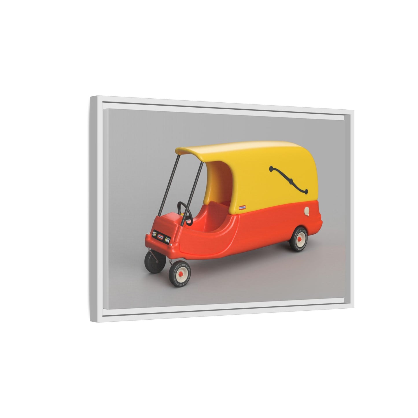 Cozy Hearse Framed Canvas Gallery Wrap
