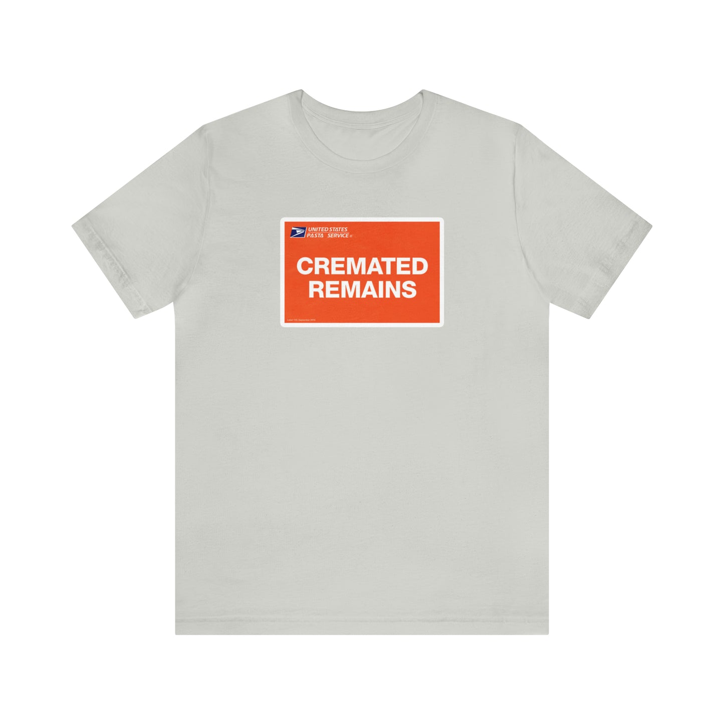 T-shirt restes incinérés