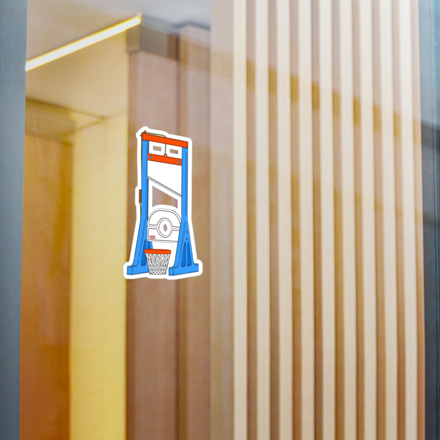 Guillotine Vinyl Sticker