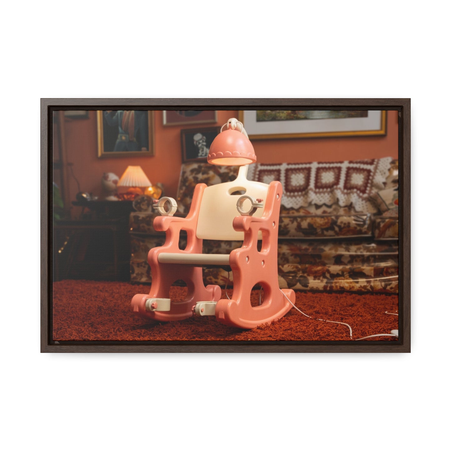 Electric Chair (Real) Framed Canvas Gallery Wrap