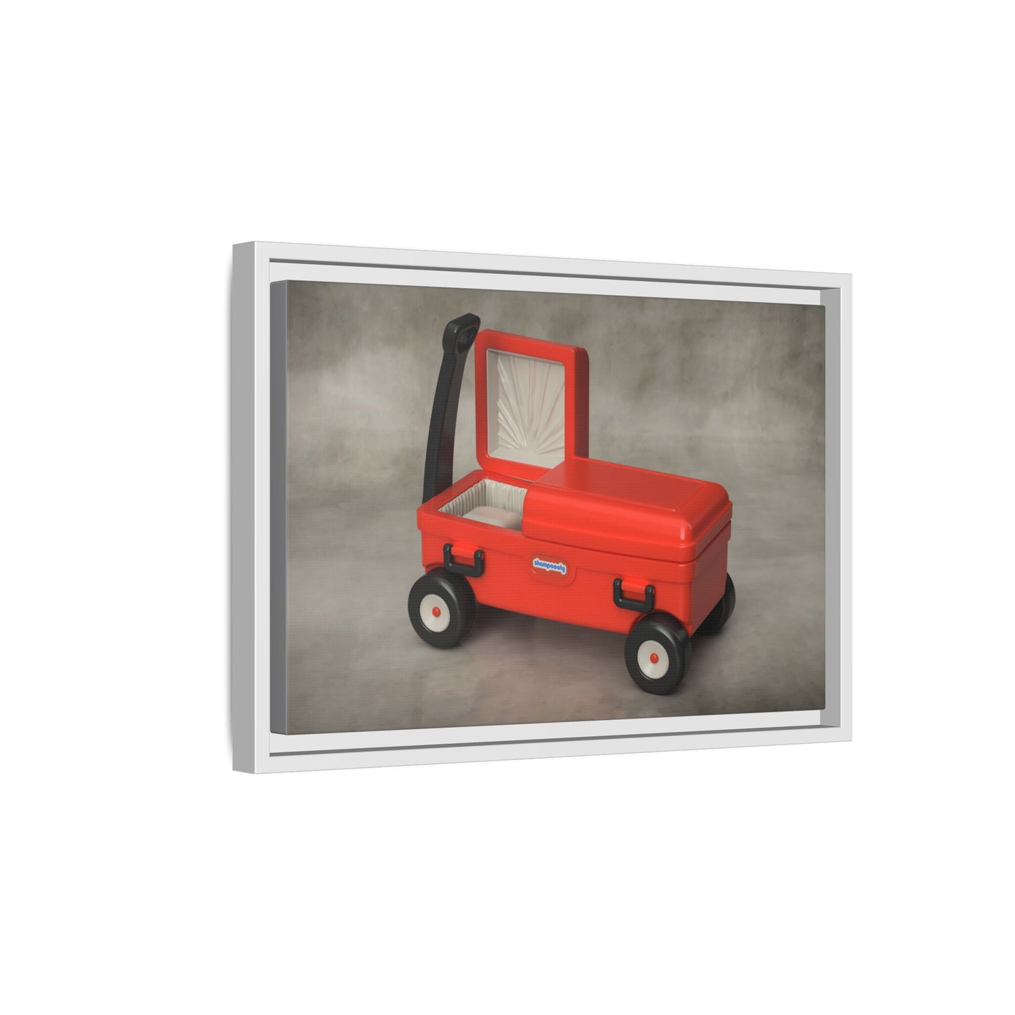 Casket Wagon Framed Canvas Gallery Wrap