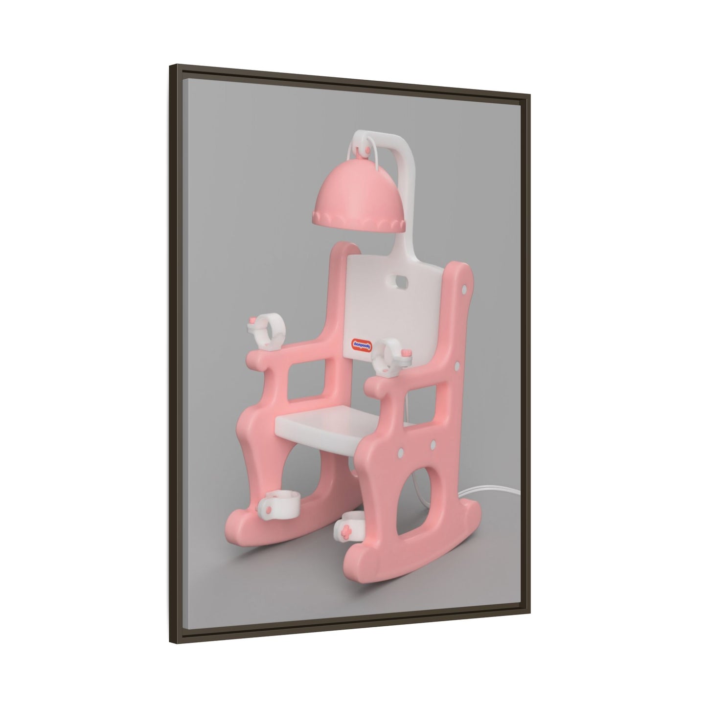 Electric Chair Framed Canvas Gallery Wrap