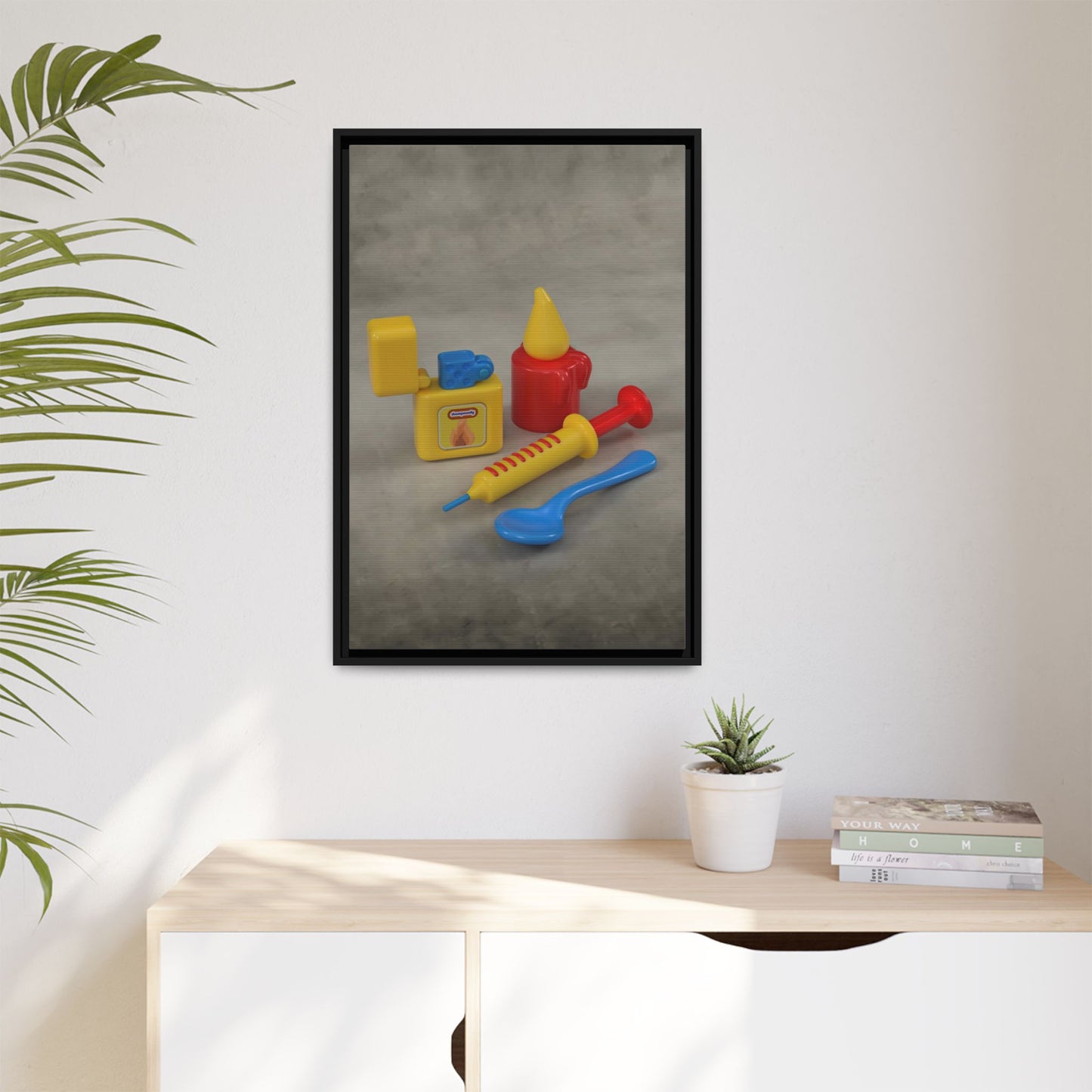 Heroin Framed Canvas Gallery Wrap