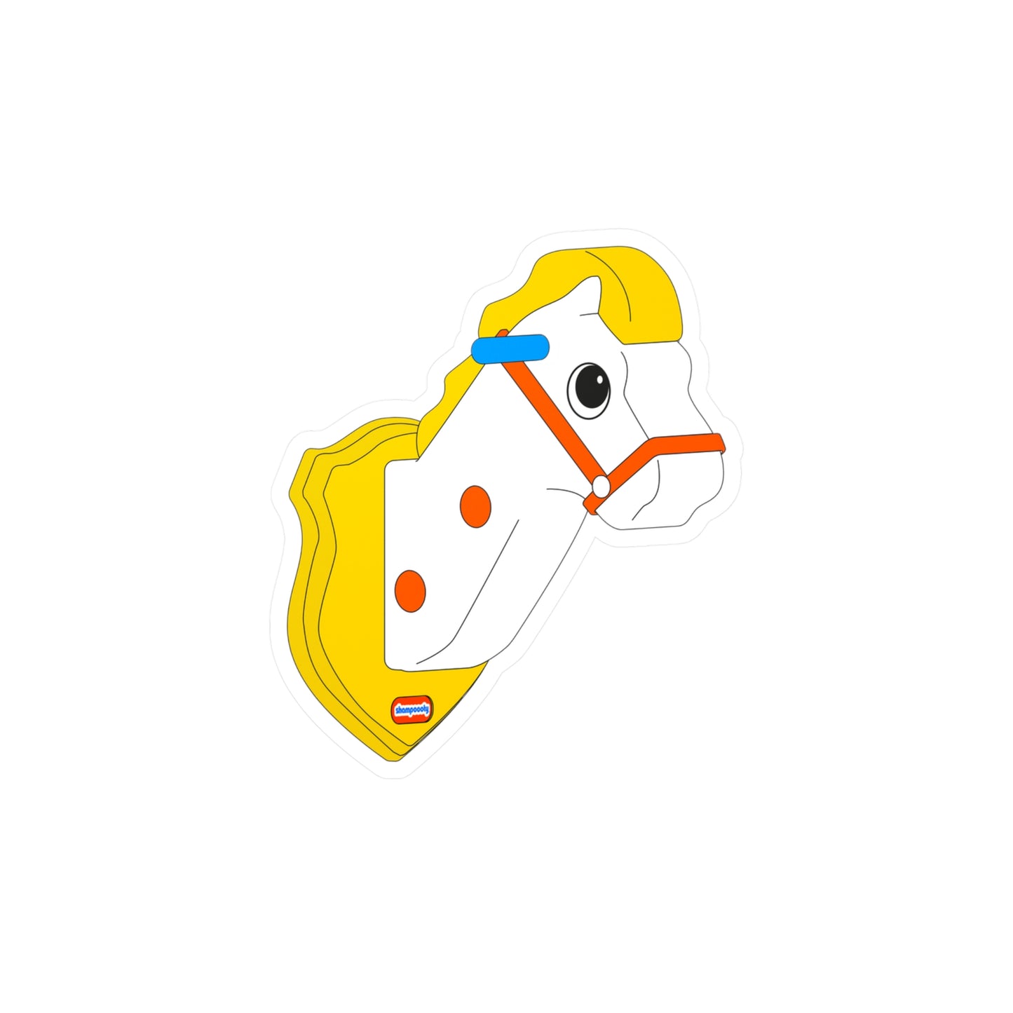 Horse Head Vinyl Sticker