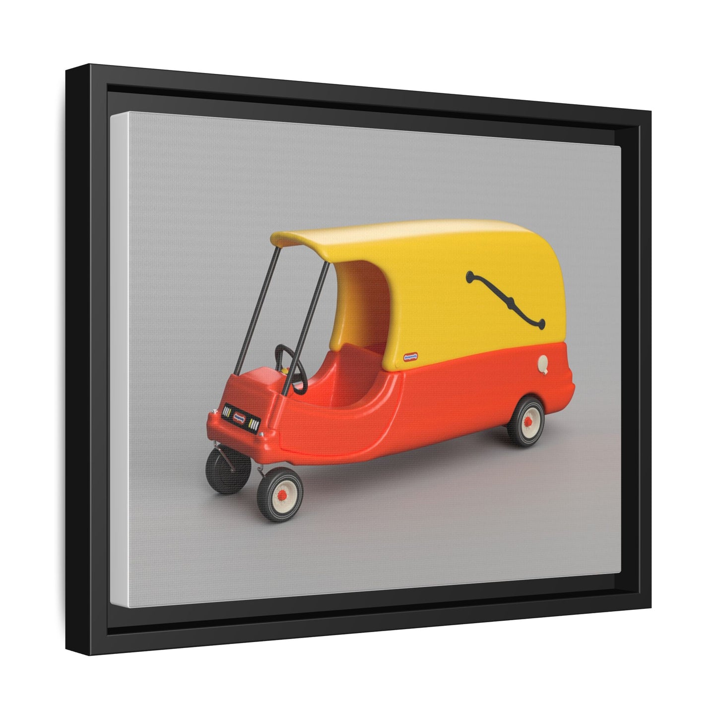 Cozy Hearse Framed Canvas Gallery Wrap
