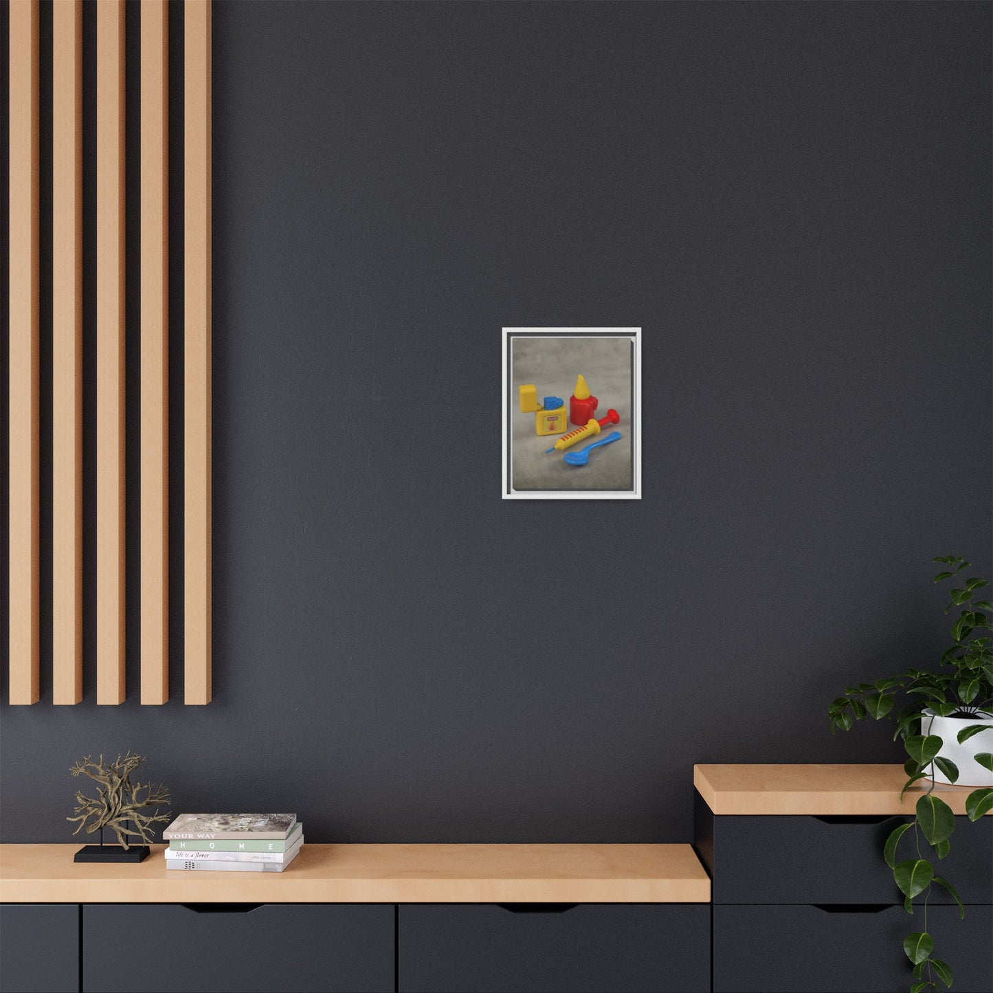 Heroin Framed Canvas Gallery Wrap