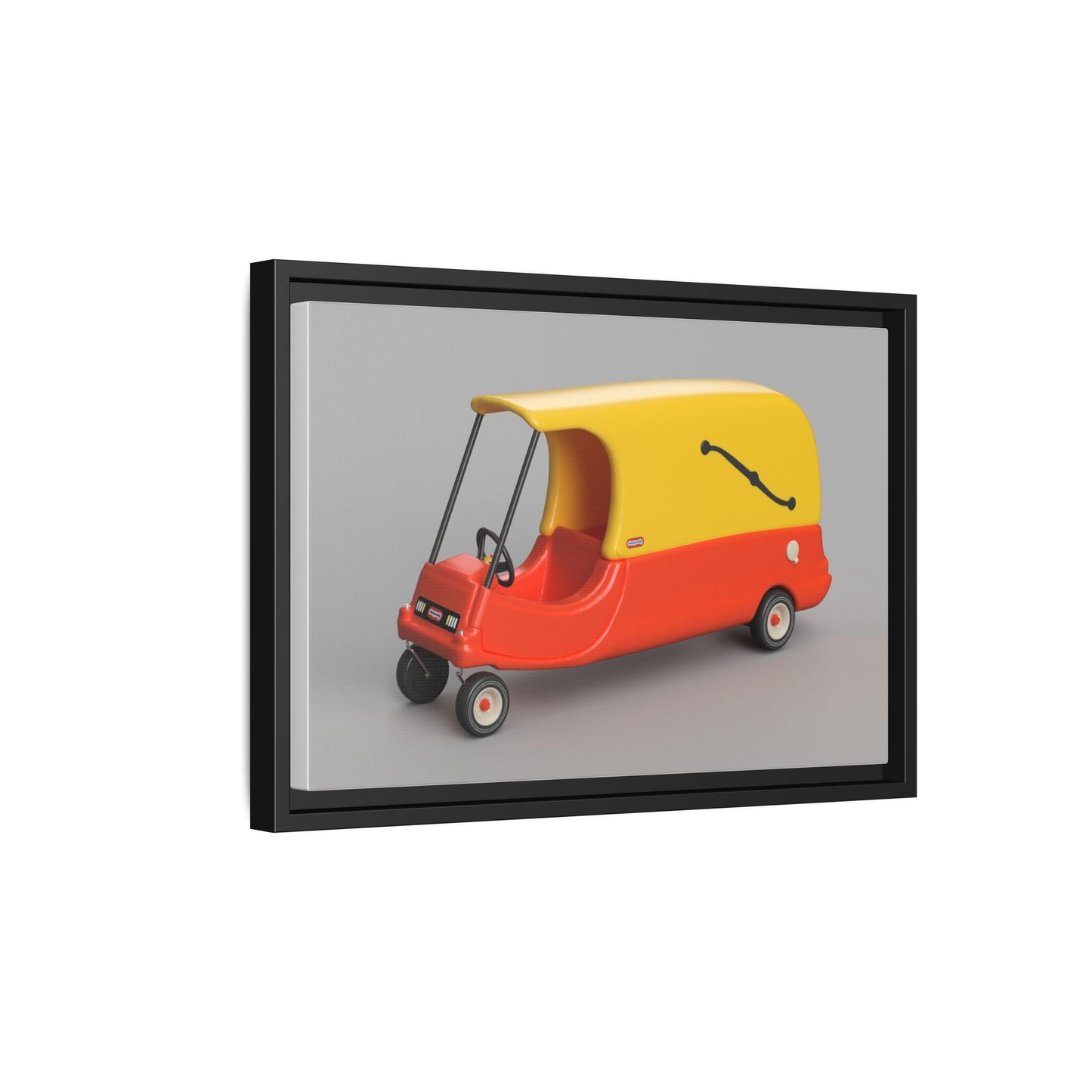 Cozy Hearse Framed Canvas Gallery Wrap