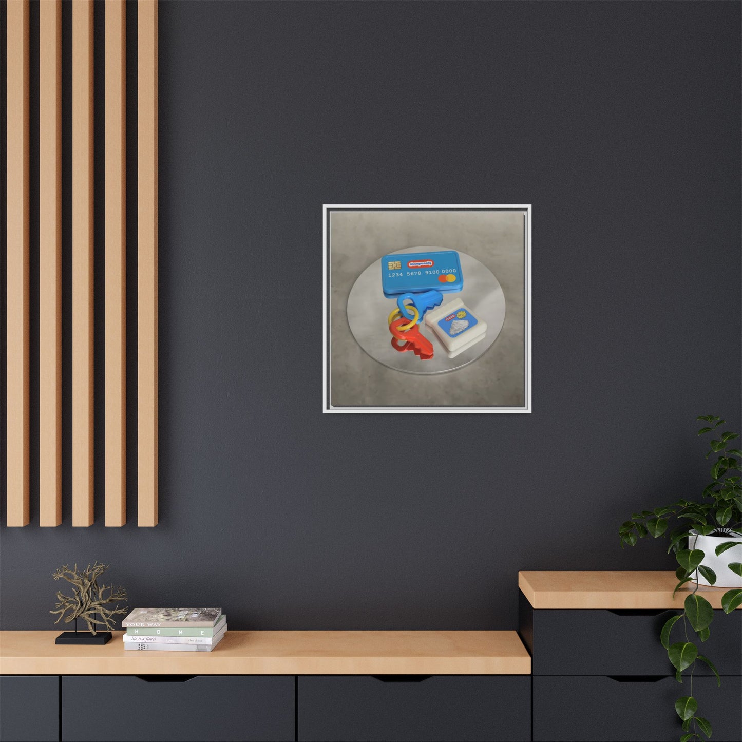 Cocaine Framed Gallery Canvas Wrap