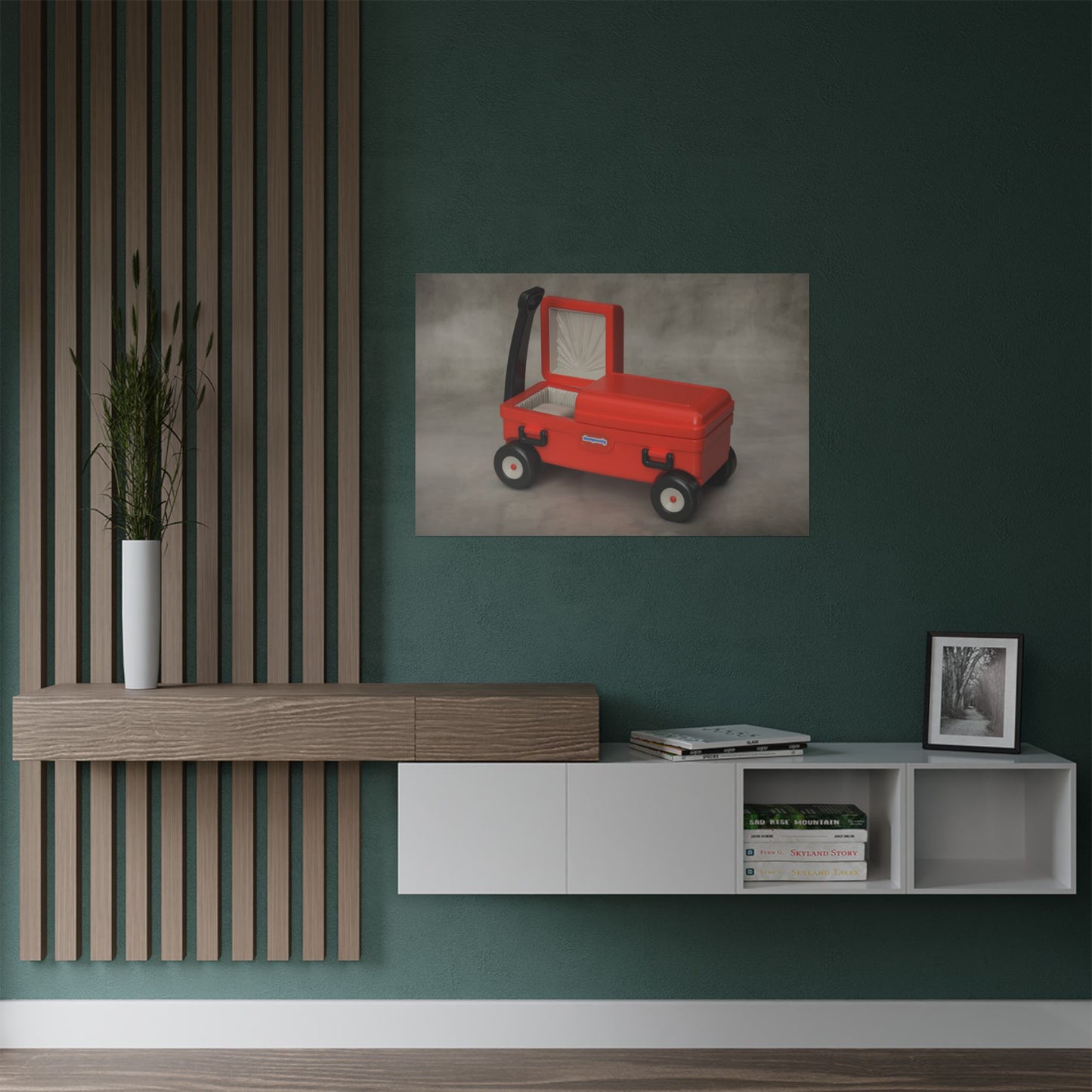 Wagon Casket Archival Print