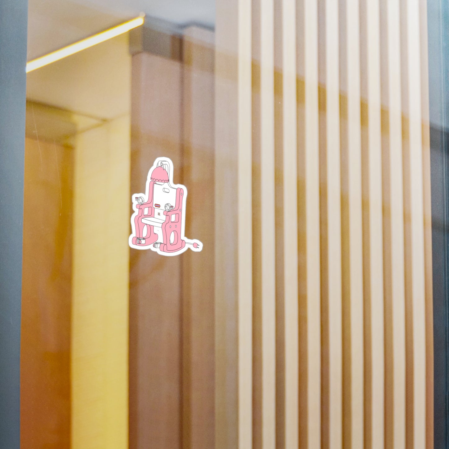 Electric Chair Vinyl Sticker