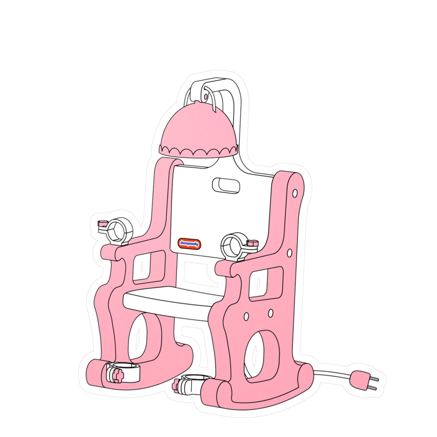 Electric Chair Vinyl Sticker