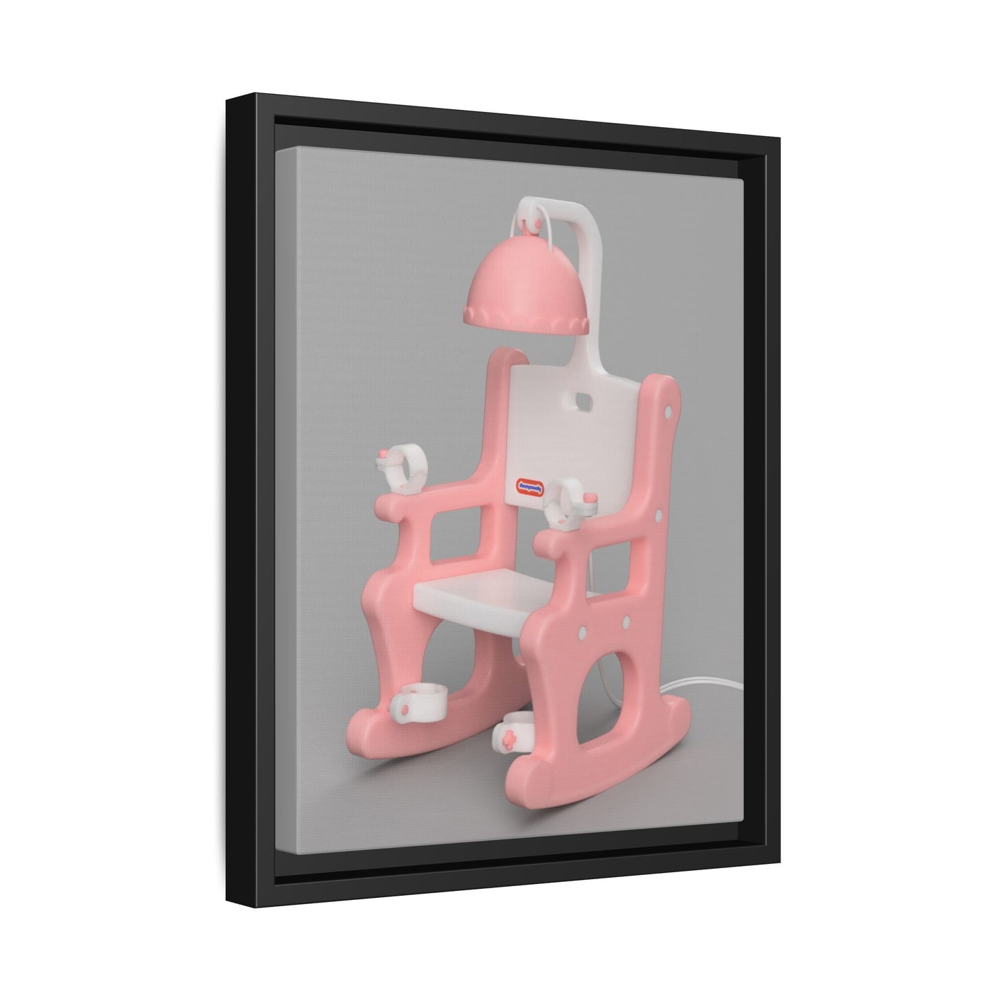 Electric Chair Framed Canvas Gallery Wrap