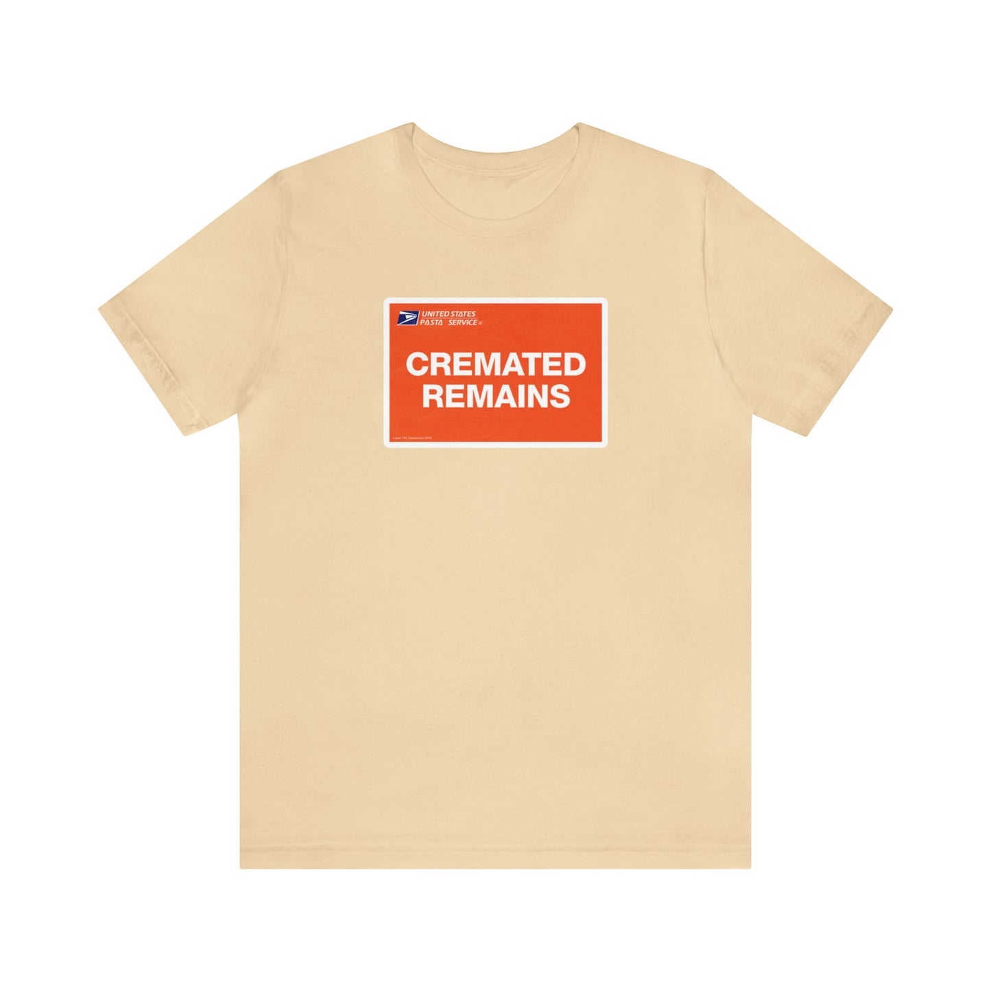 T-shirt restes incinérés