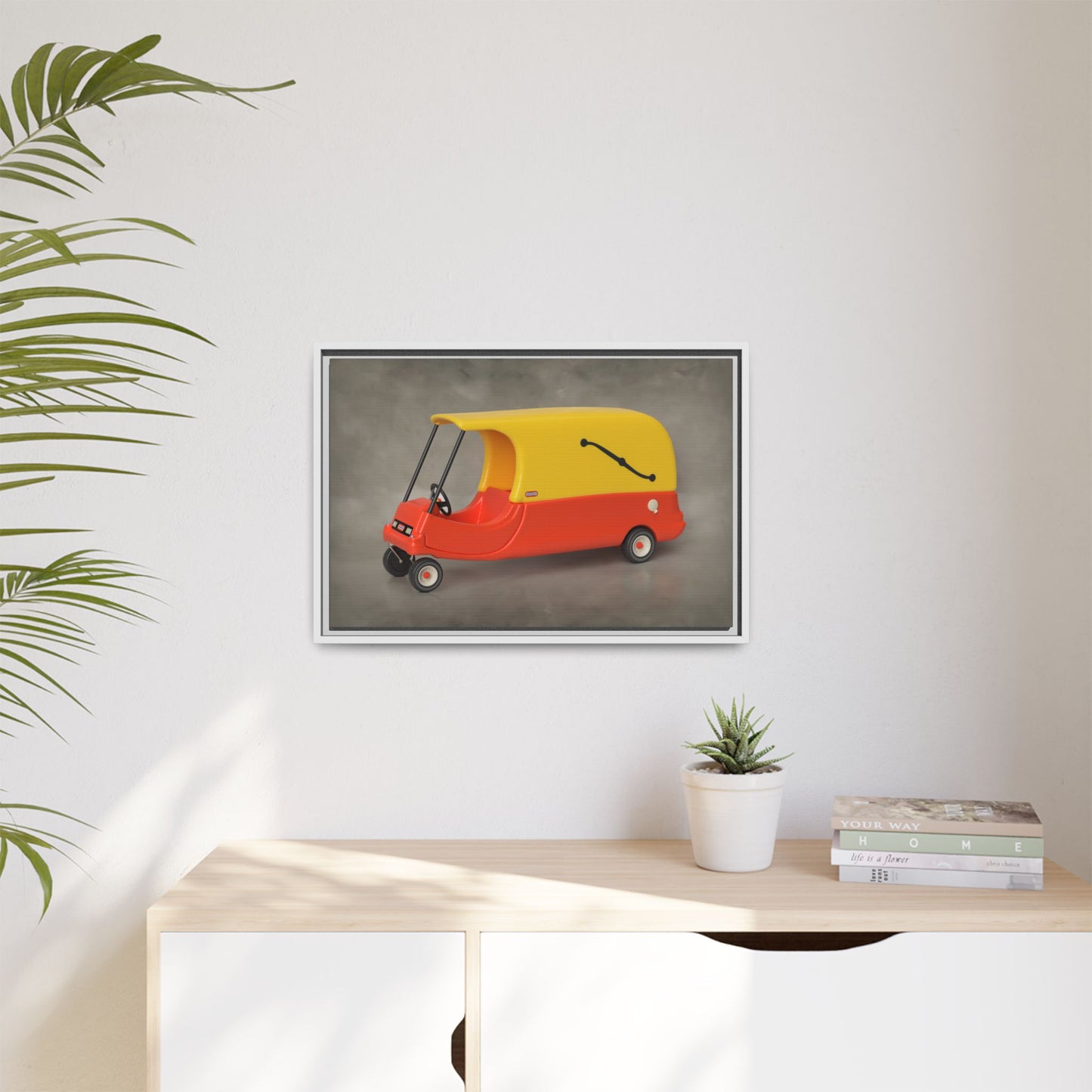 Hearse Framed Canvas Gallery Wrap