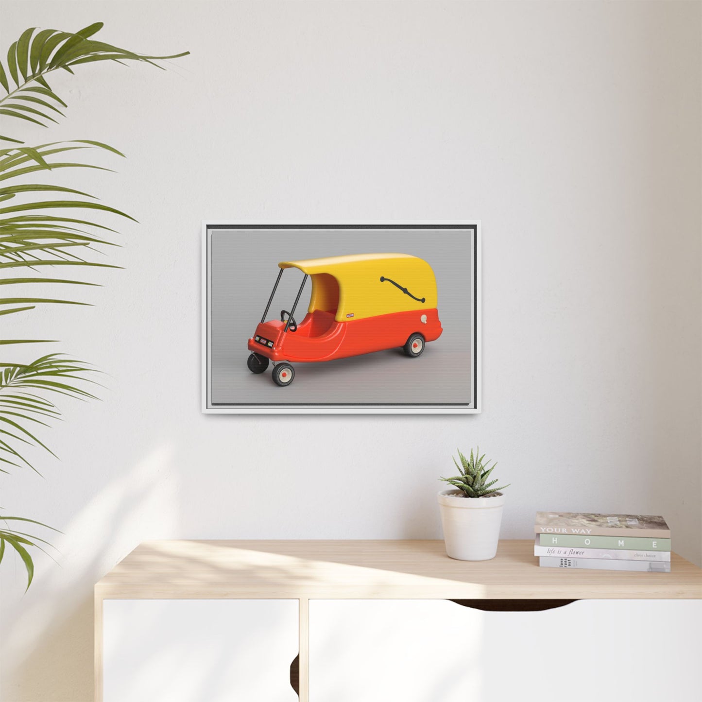 Cozy Hearse Framed Canvas Gallery Wrap