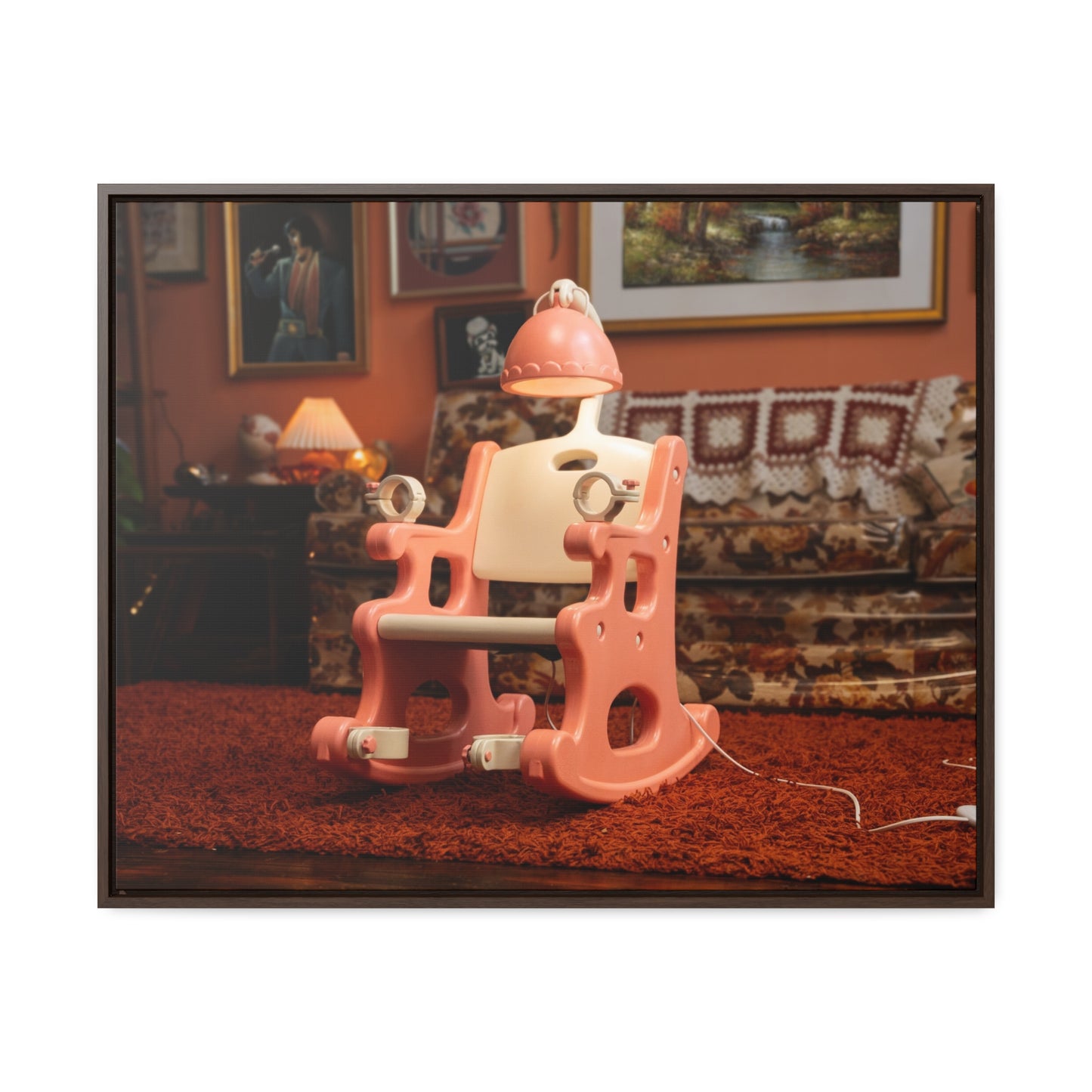 Electric Chair (Real) Framed Canvas Gallery Wrap