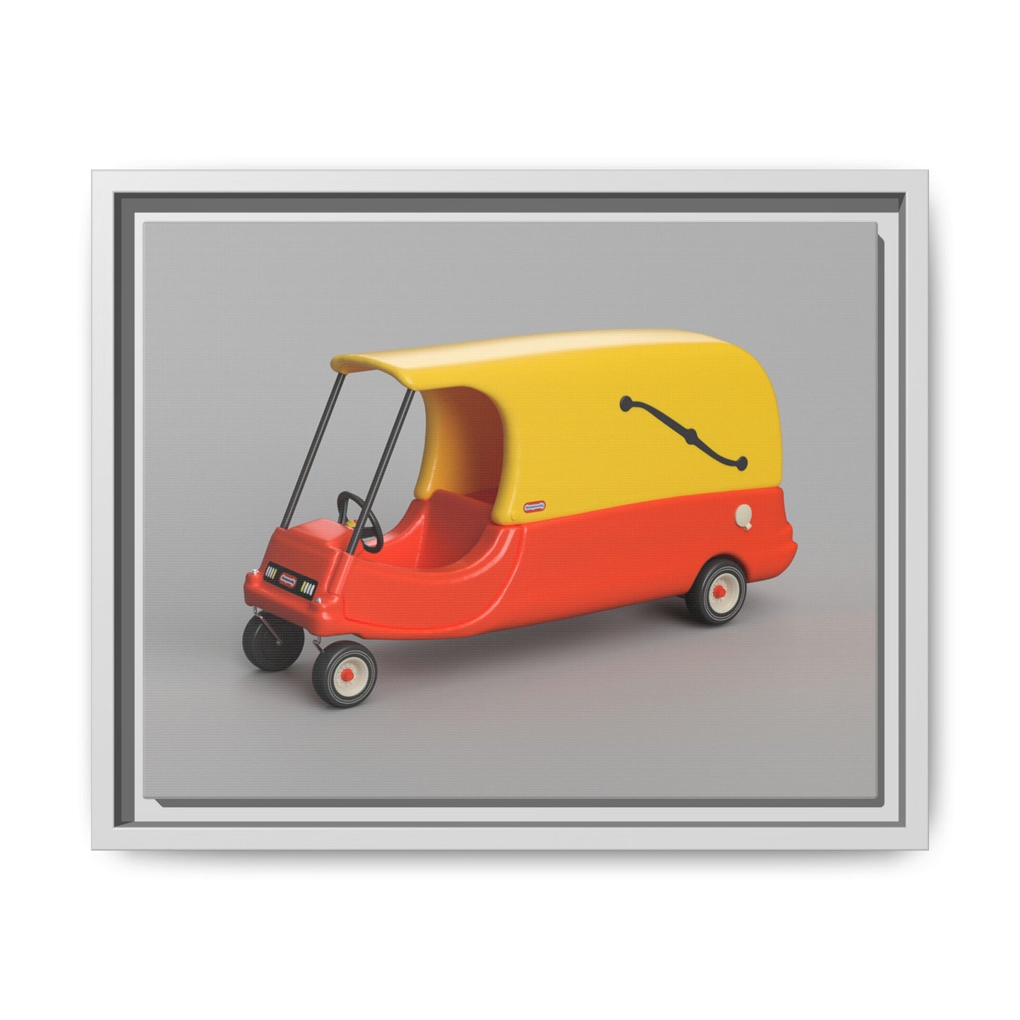 Cozy Hearse Framed Canvas Gallery Wrap