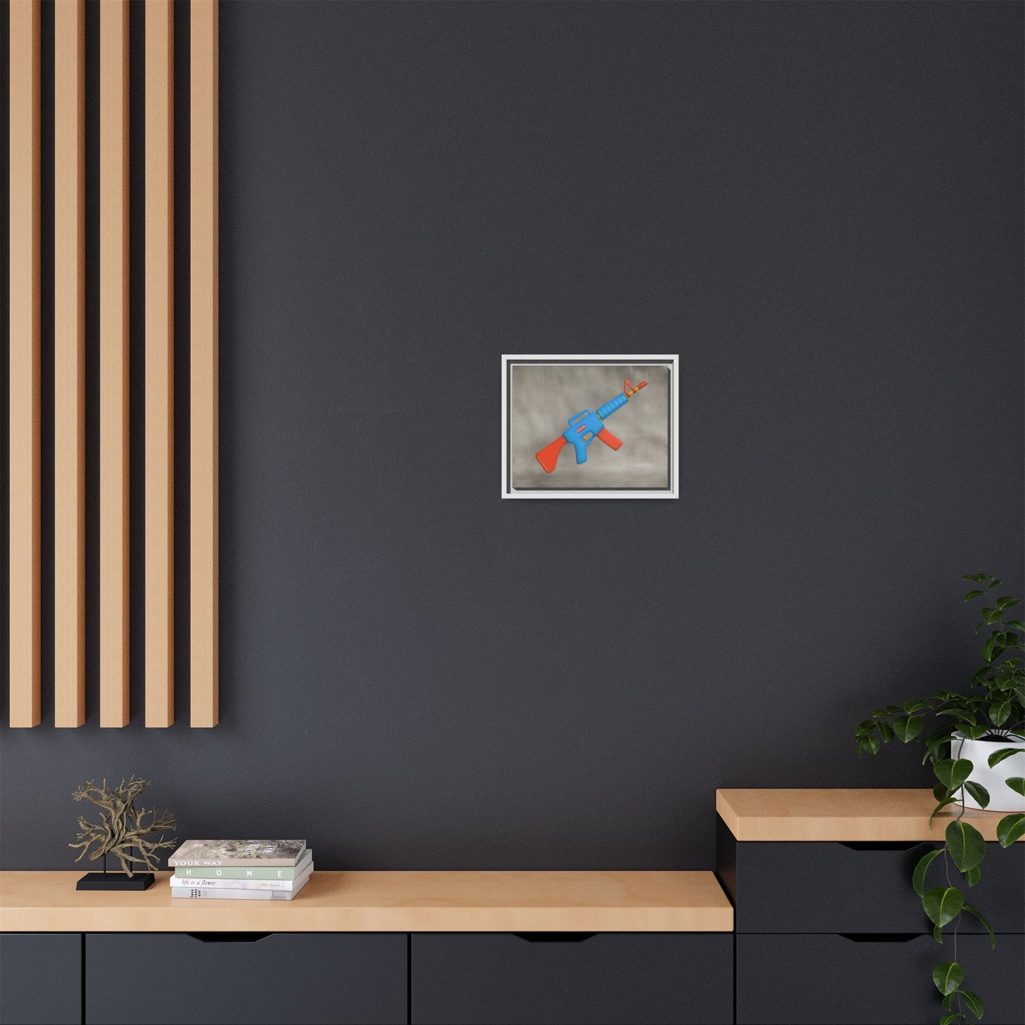 AR-15 Framed Canvas Gallery Wrap
