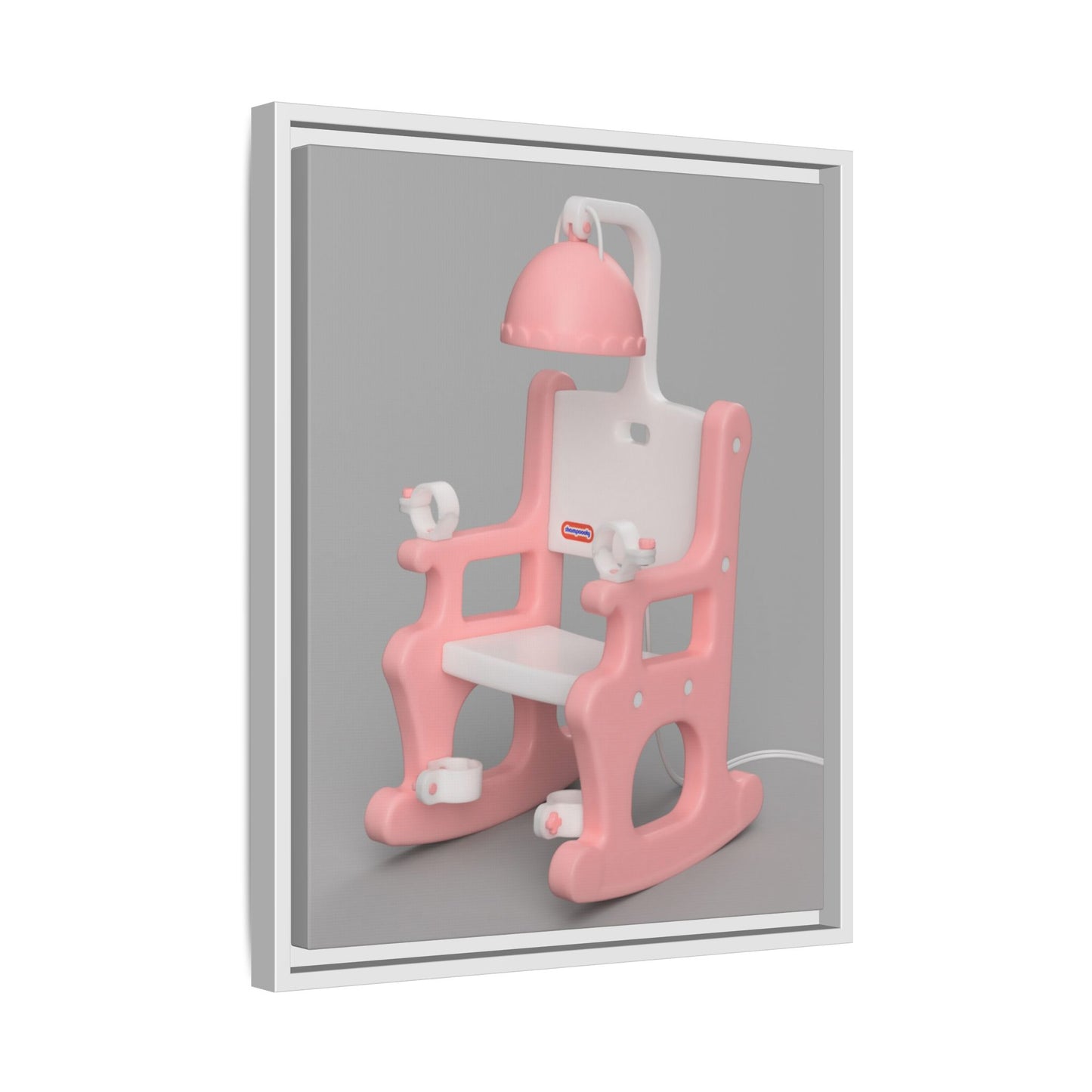 Electric Chair Framed Canvas Gallery Wrap