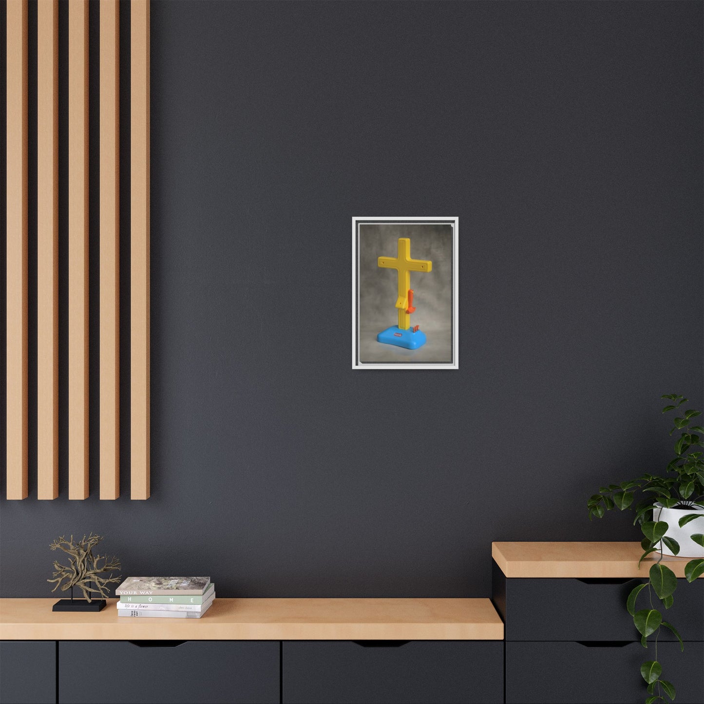 Crucifix Framed Canvas Gallery Wrap