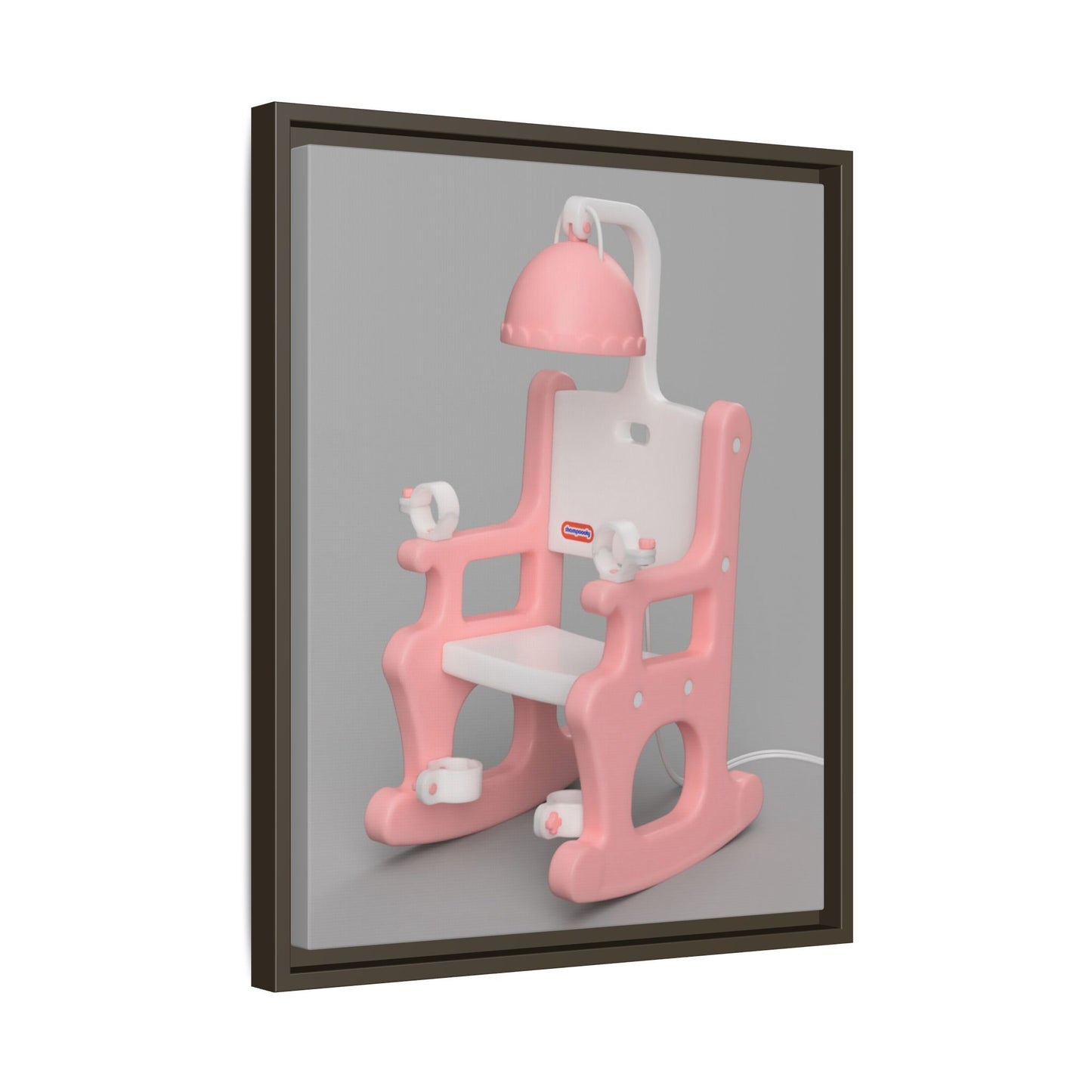 Electric Chair Framed Canvas Gallery Wrap