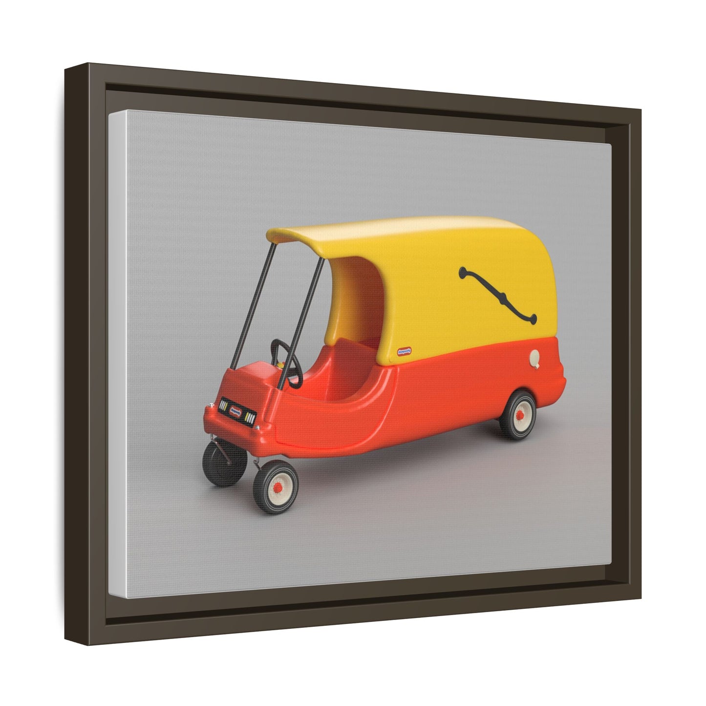 Cozy Hearse Framed Canvas Gallery Wrap