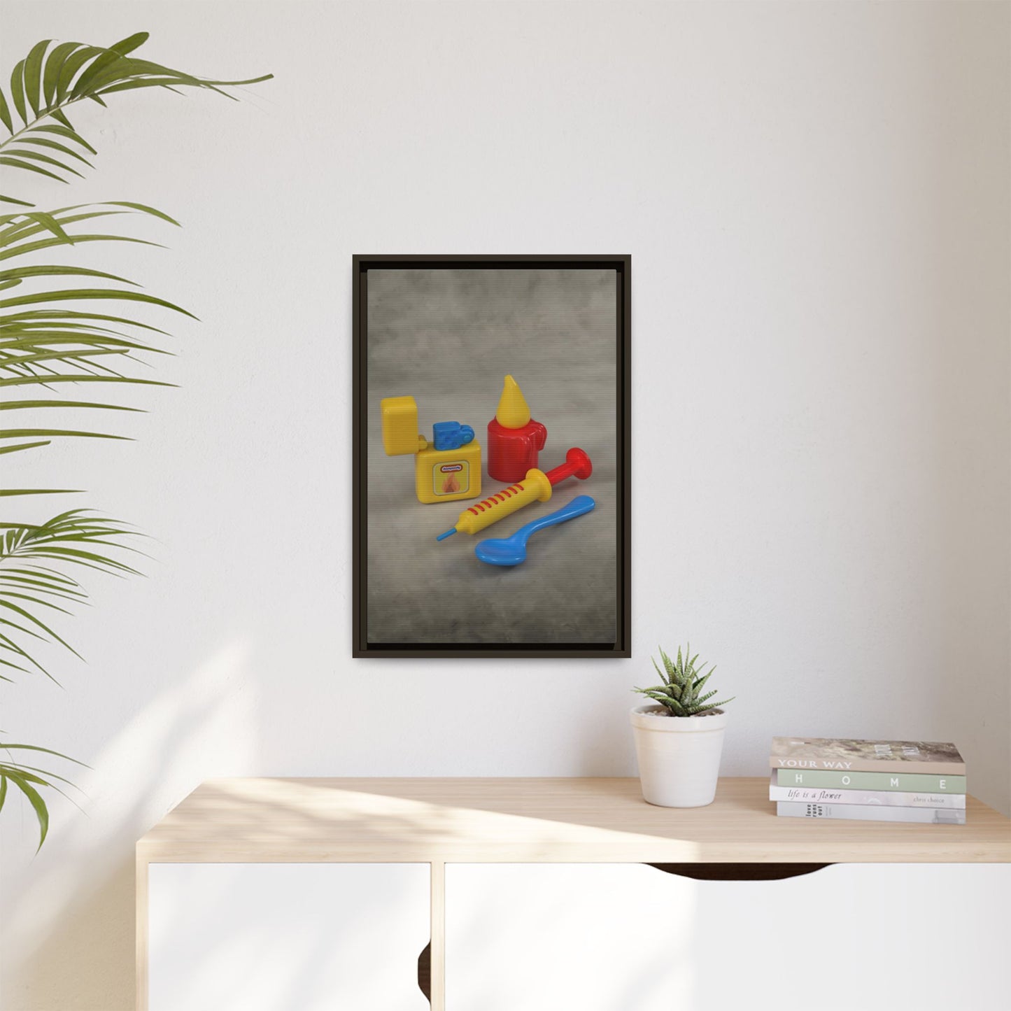 Heroin Framed Canvas Gallery Wrap