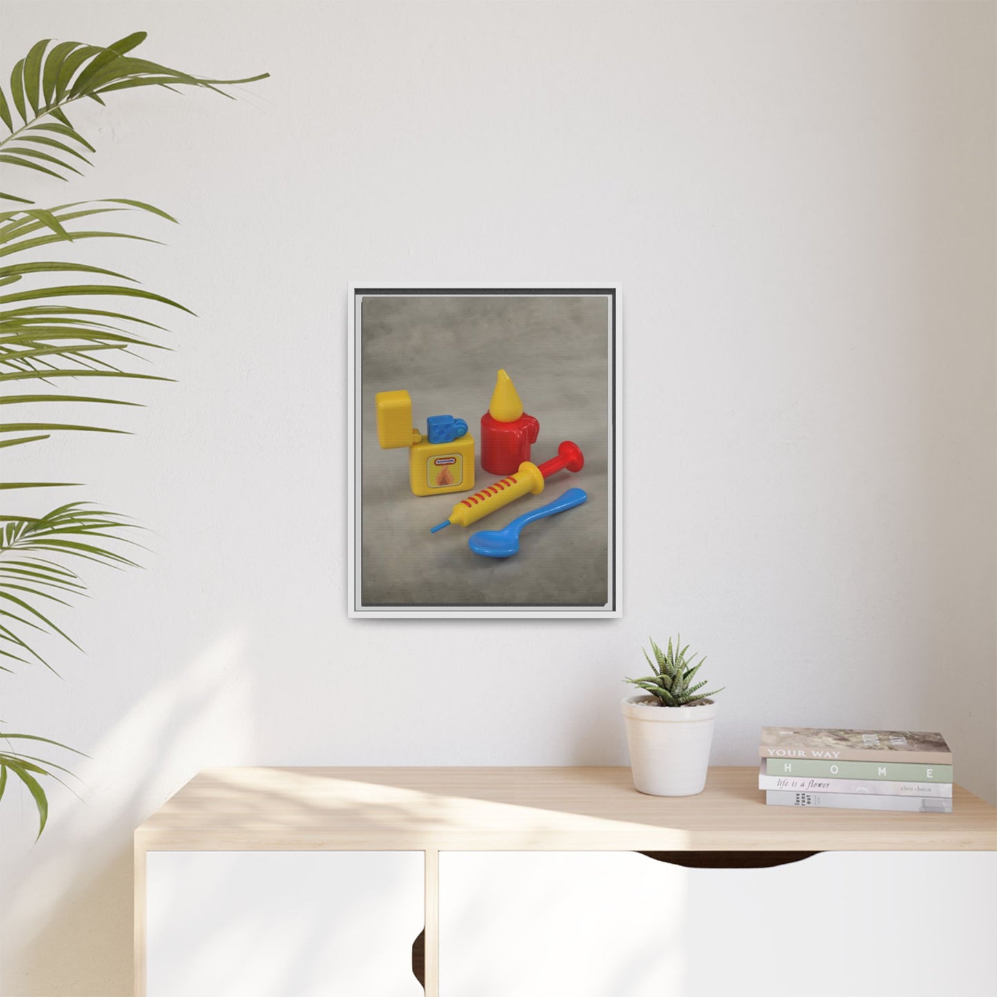 Heroin Framed Canvas Gallery Wrap