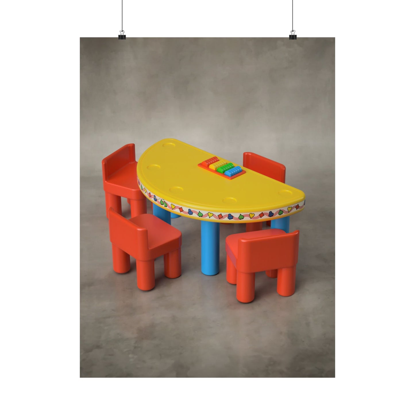 Poker Table Archival Print