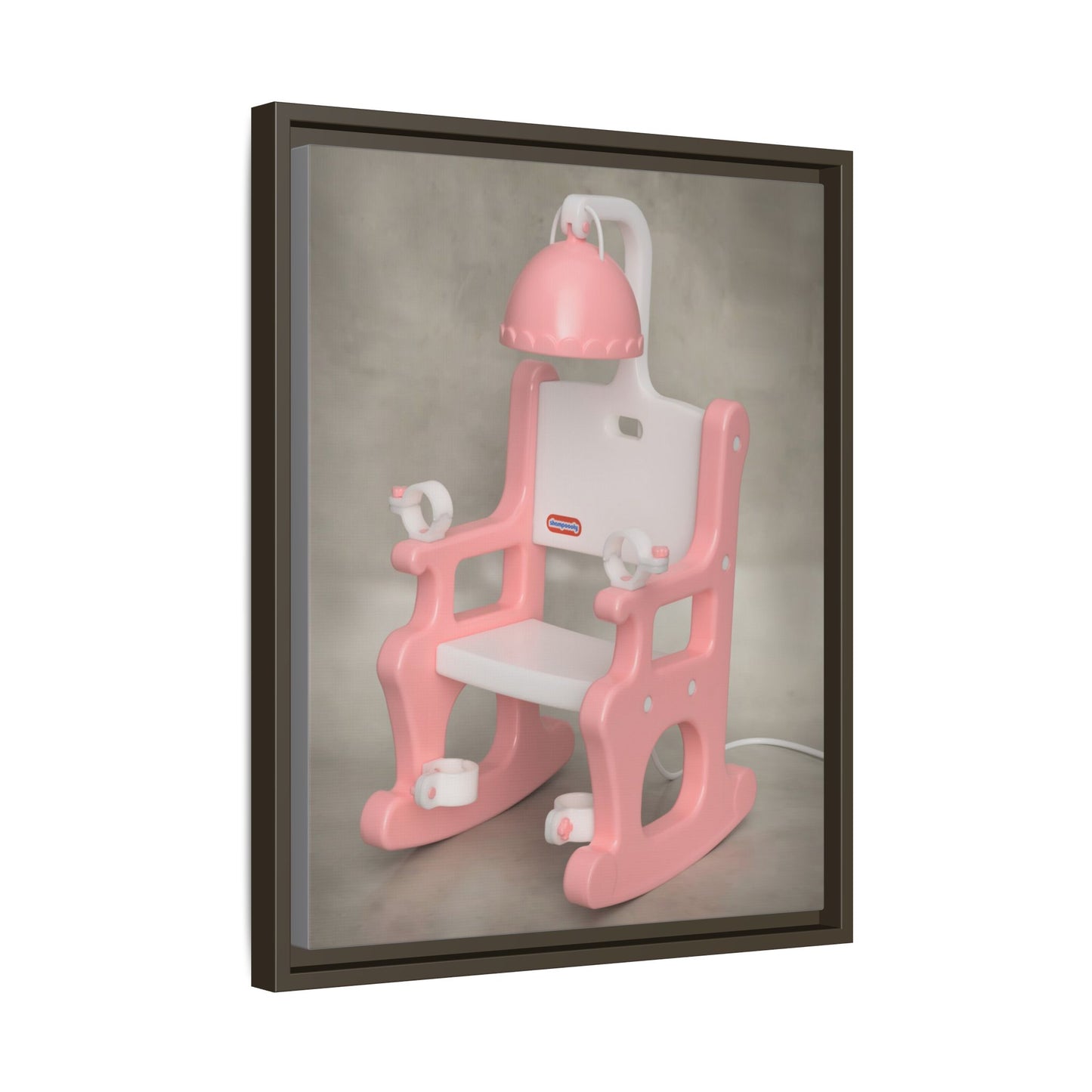 Electric Chair Framed Canvas Gallery Wrap