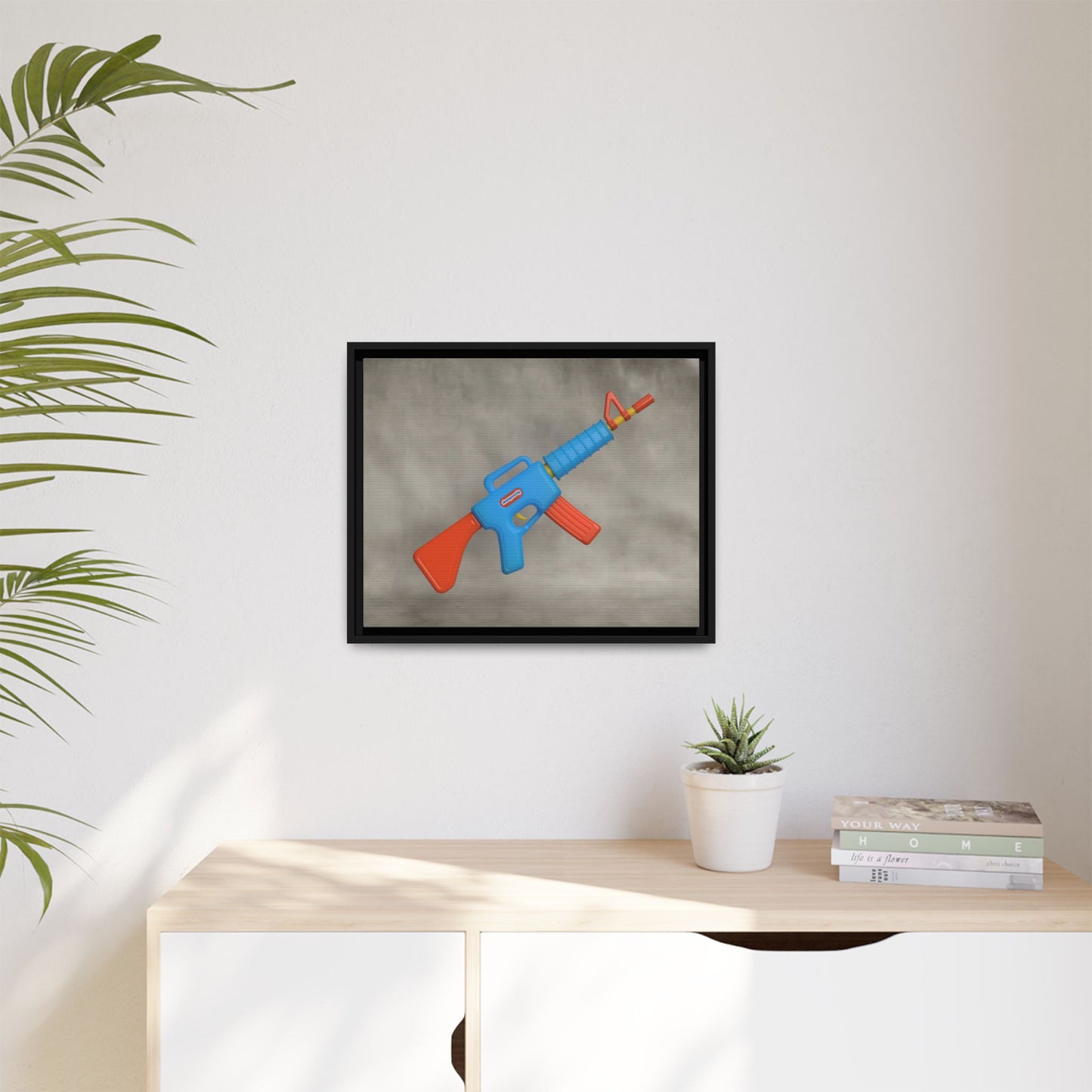 AR-15 Framed Canvas Gallery Wrap